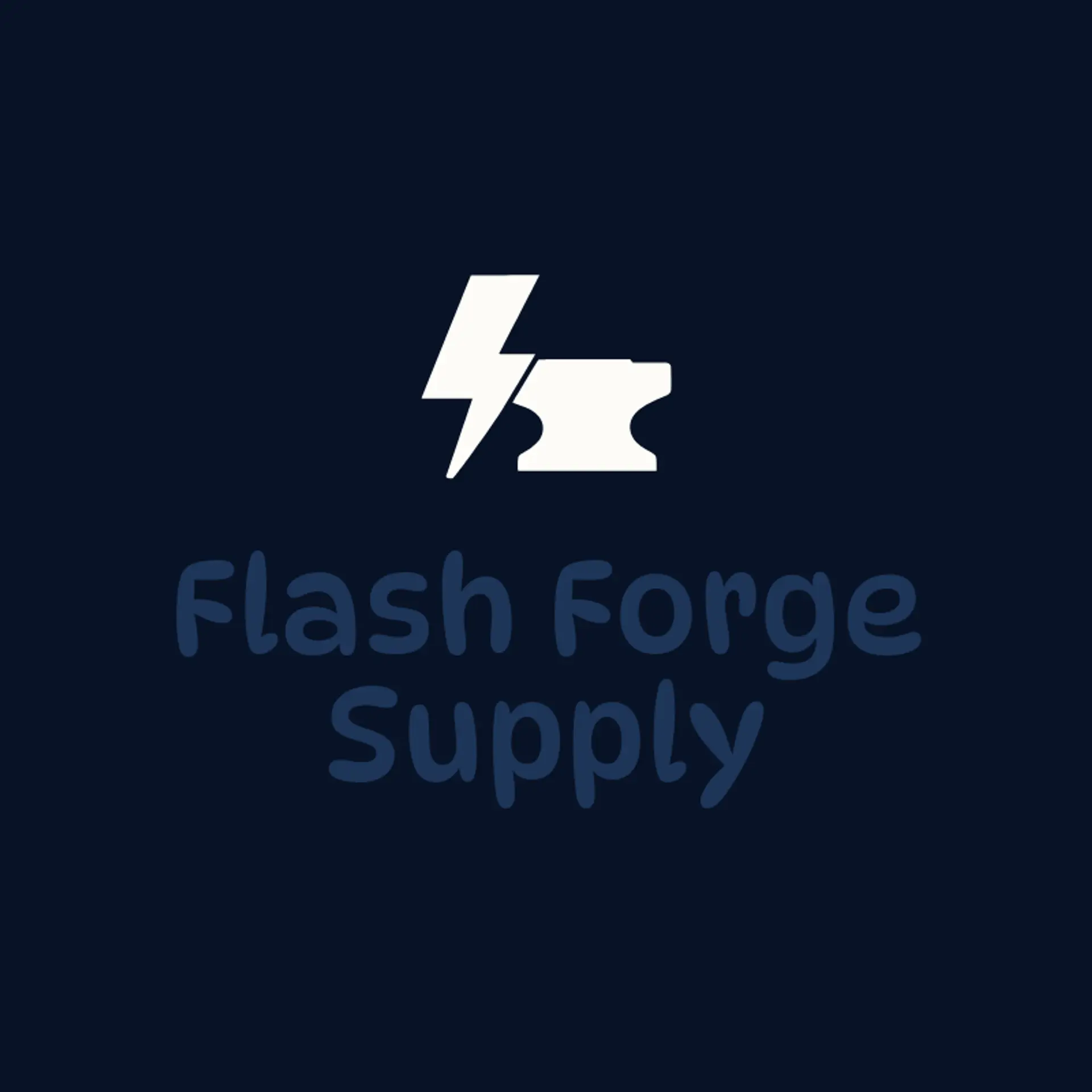 Flash Forge Supply logo for lightning