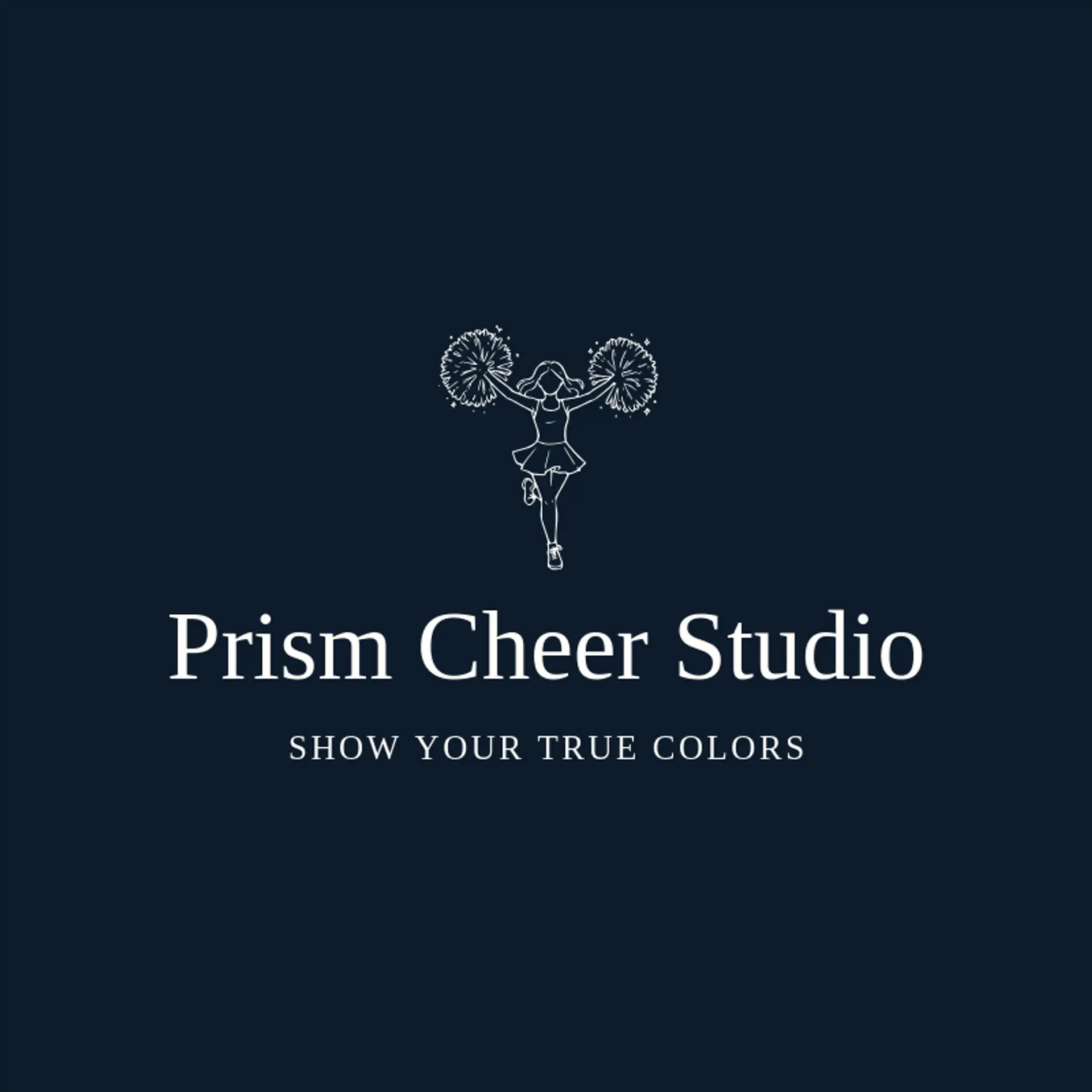 Prism Cheer Studio logo for cheerleader