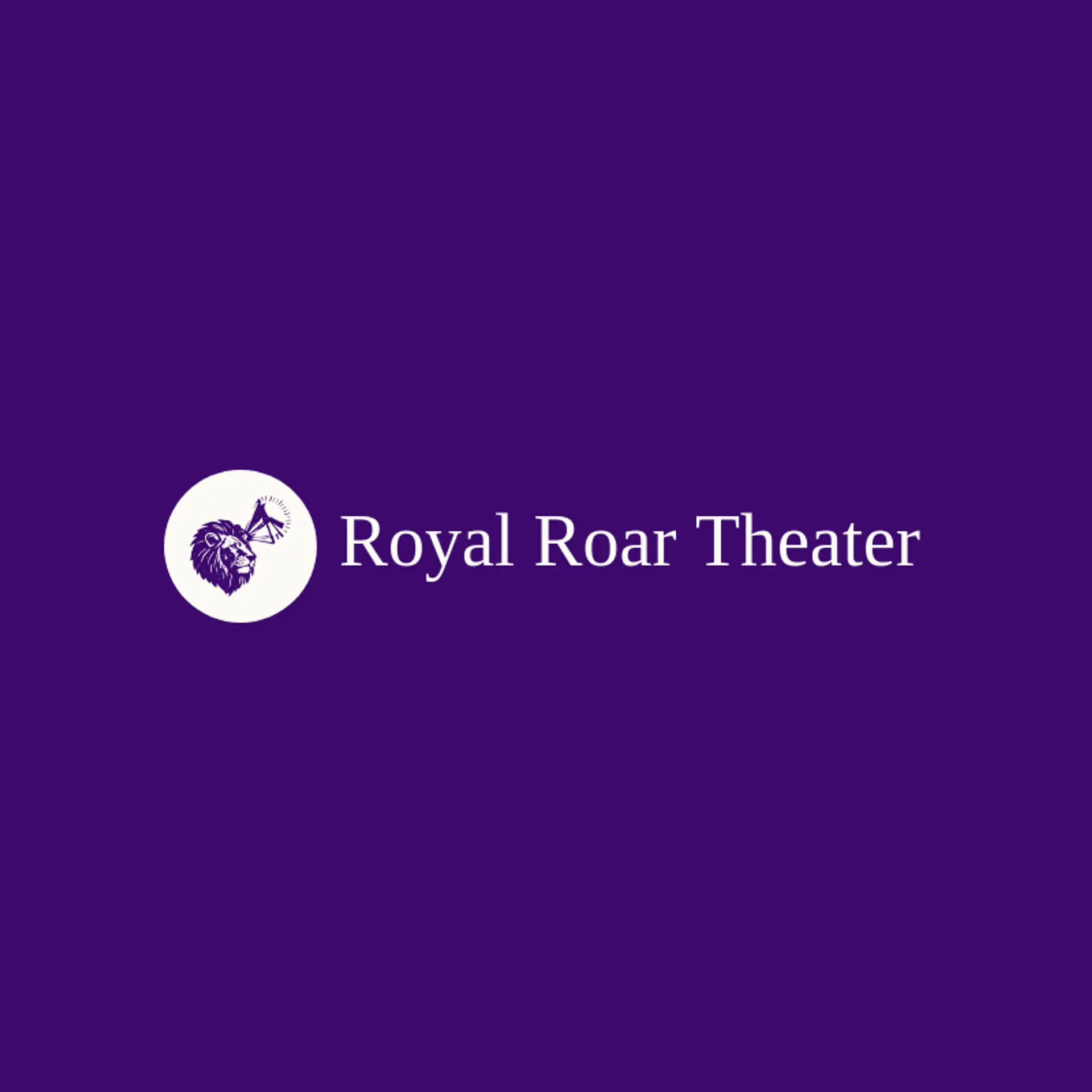 Royal Roar Theater logo for lion head
