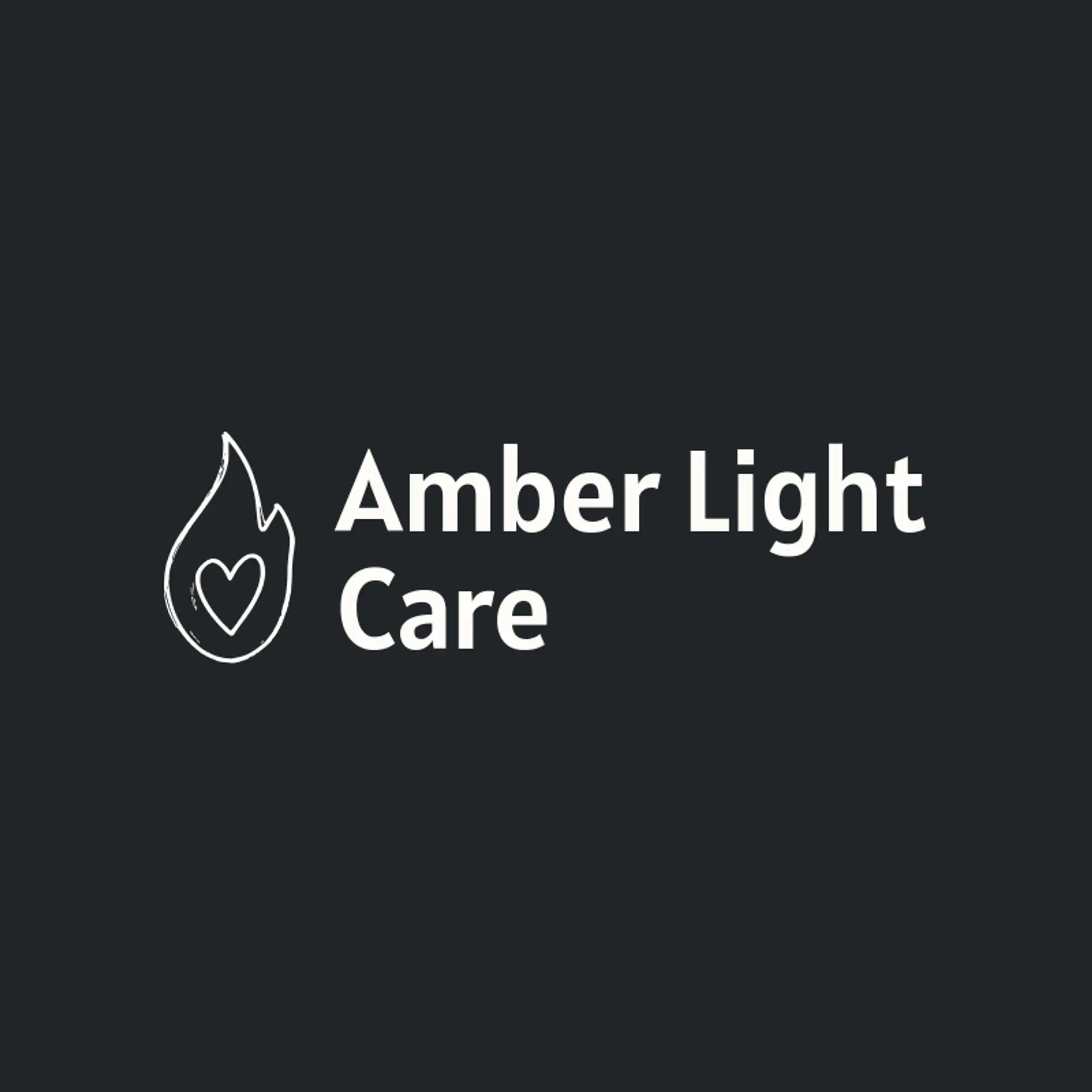 Amber Light Care logo for care