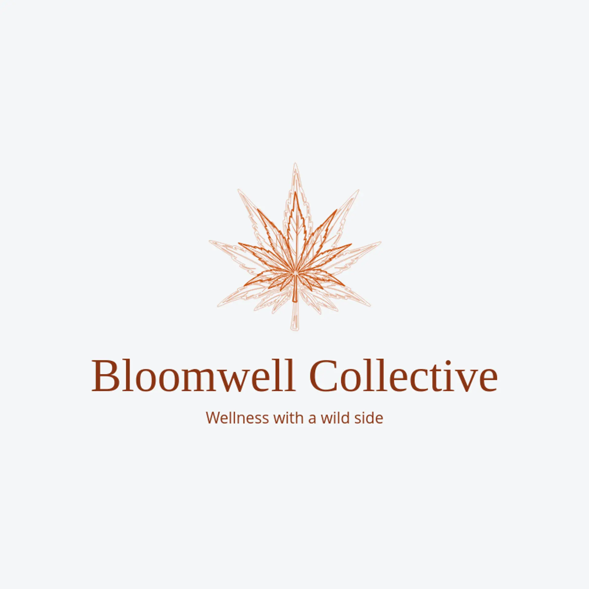 Bloomwell Collective logo for marijuana
