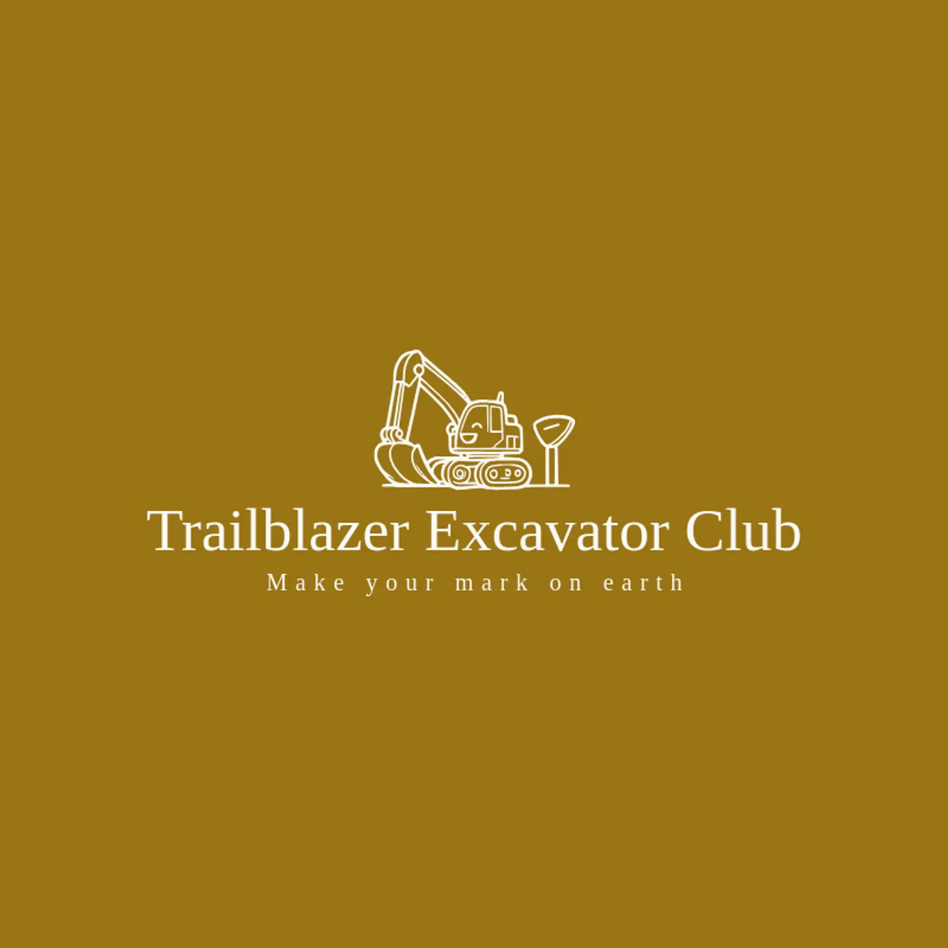 Trailblazer Excavator Club logo for excavator