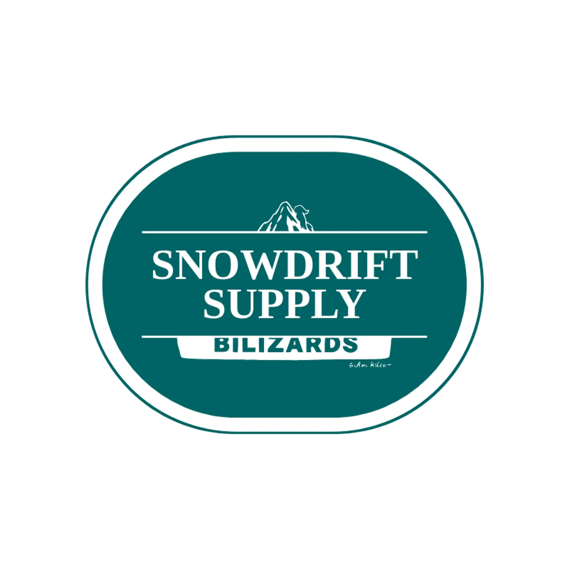 Snowdrift Supply logo for blizzard