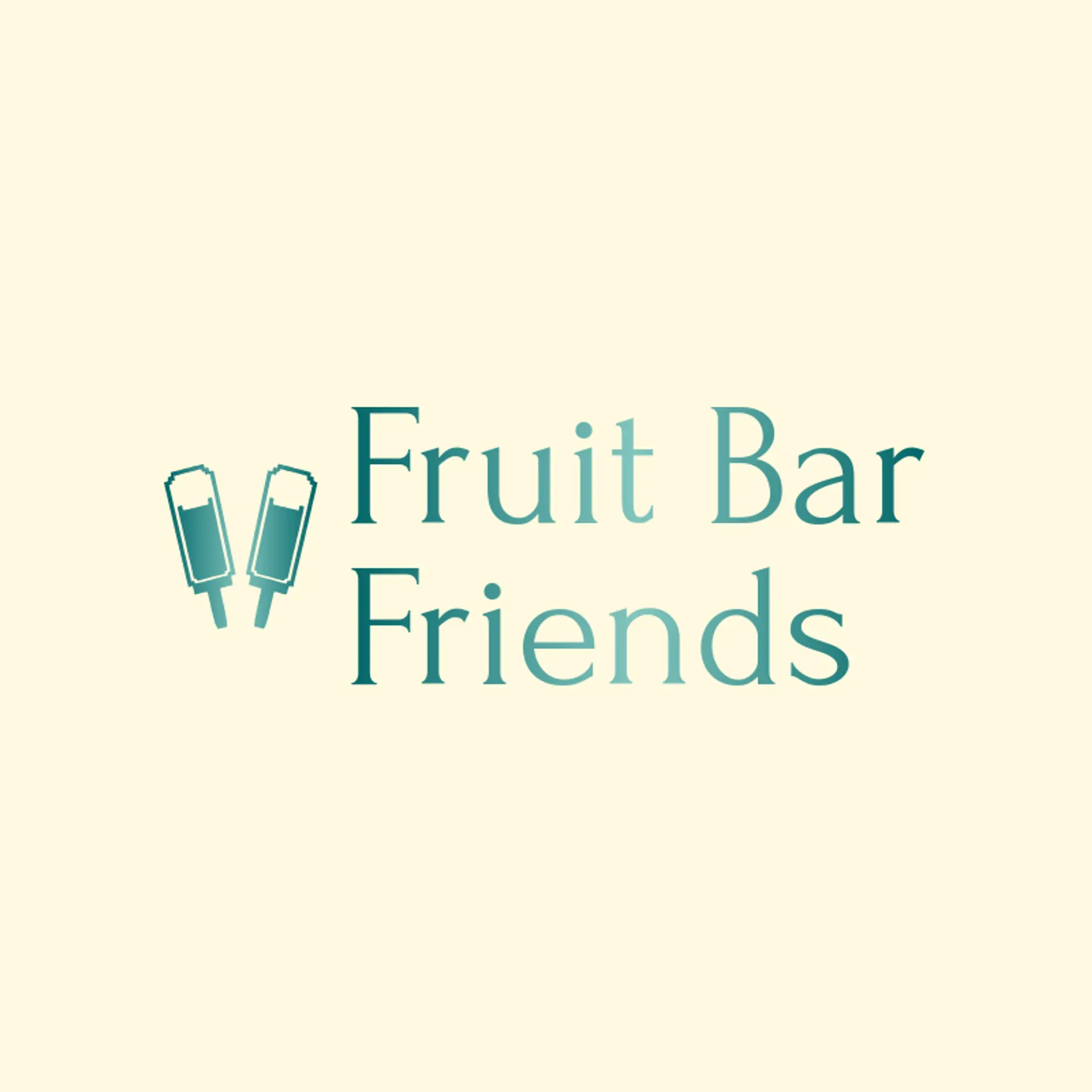 Fruit Bar Friends logo for popsicle