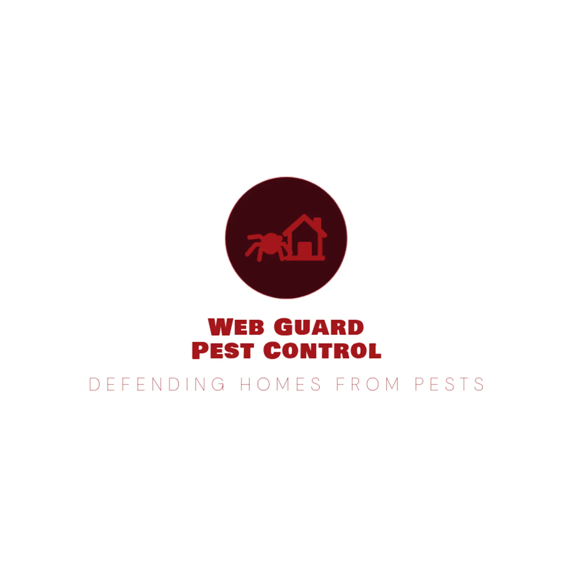 Web Guard Pest Control logo for spider