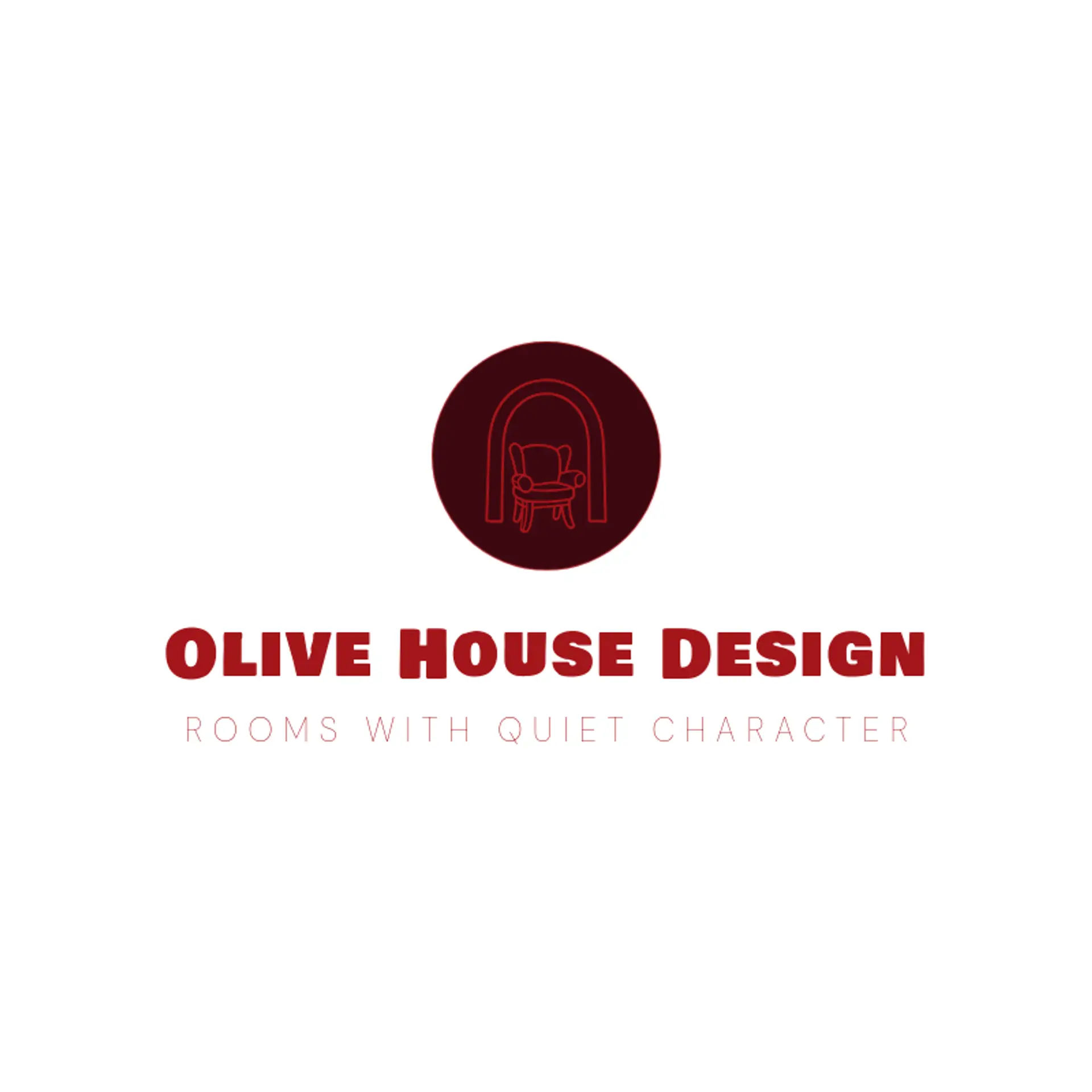 Olive House Design logo for interior