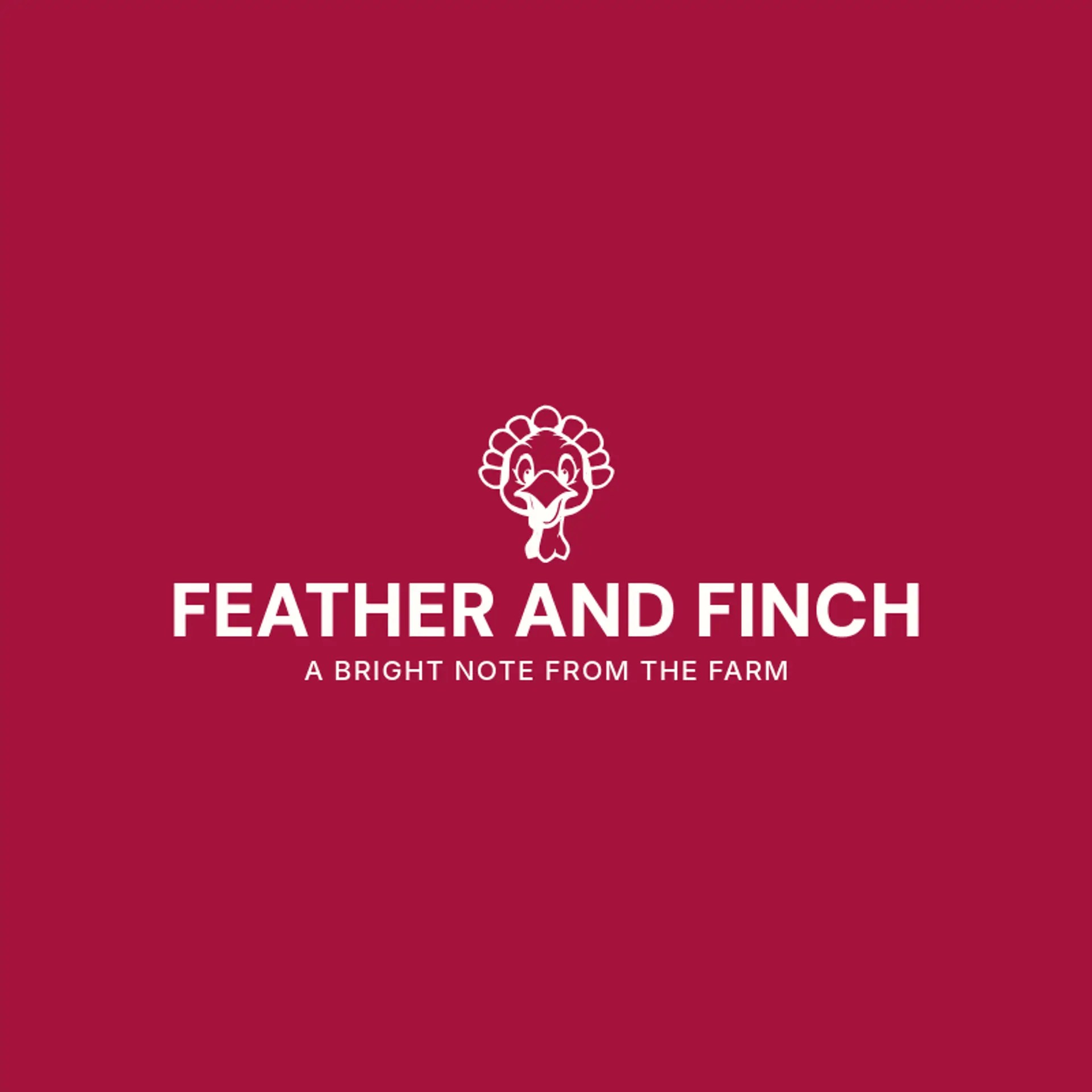 Feather and Finch logo for turkey