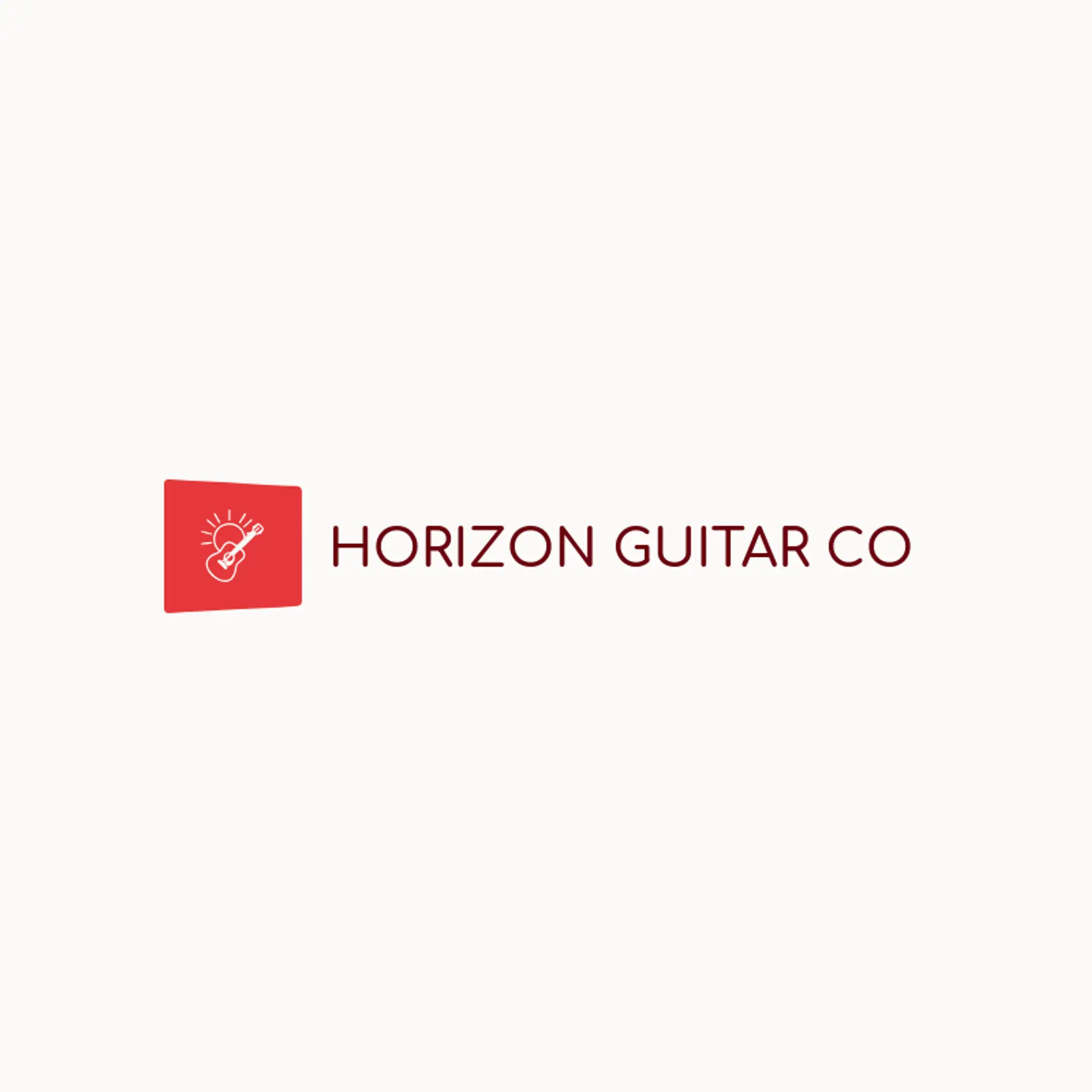 Horizon Guitar Co logo for guitar