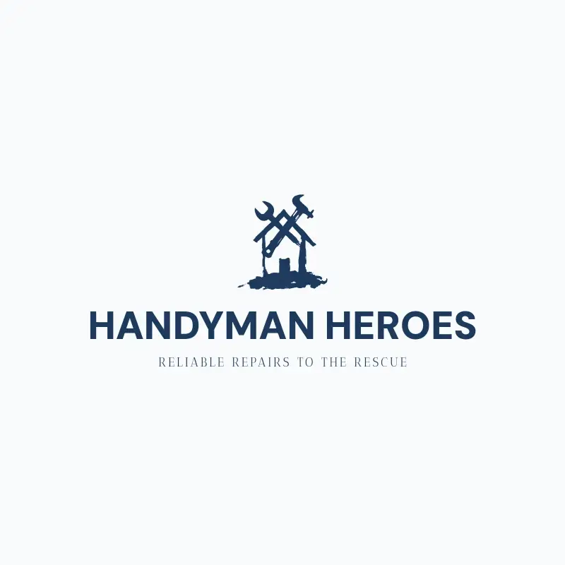 The handyman business name Handyman Heroes as a branded logo with a single color icon