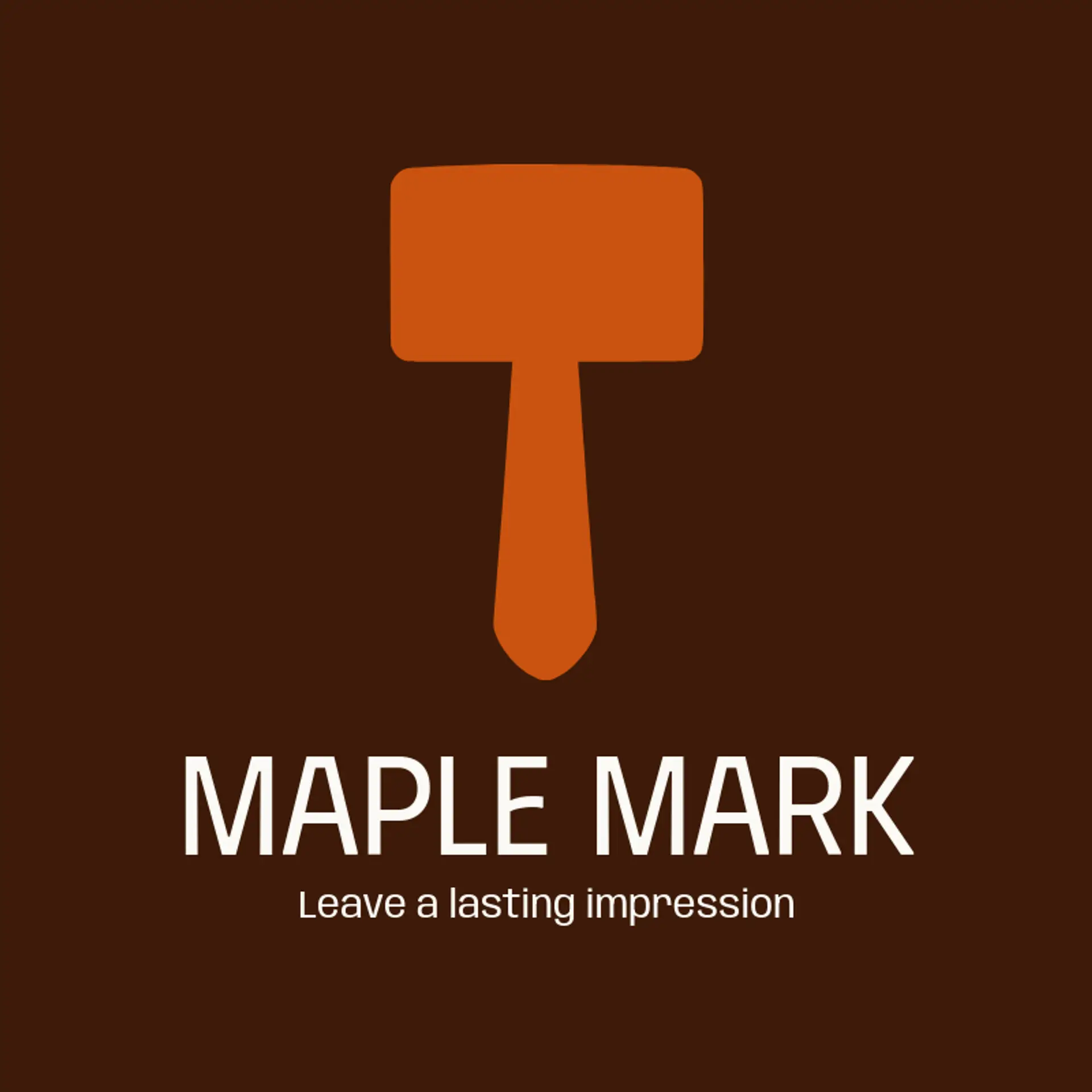 Maple Mark logo for wood