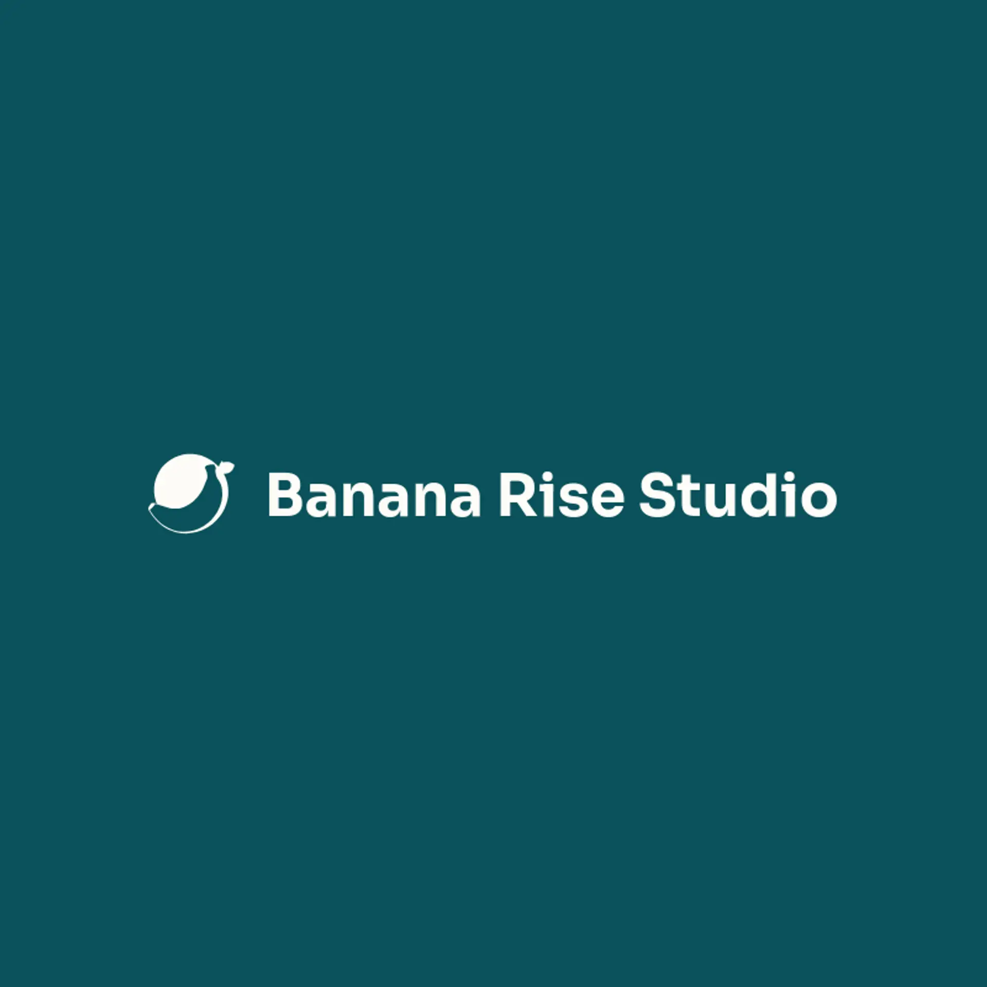 Banana Rise Studio logo for banana
