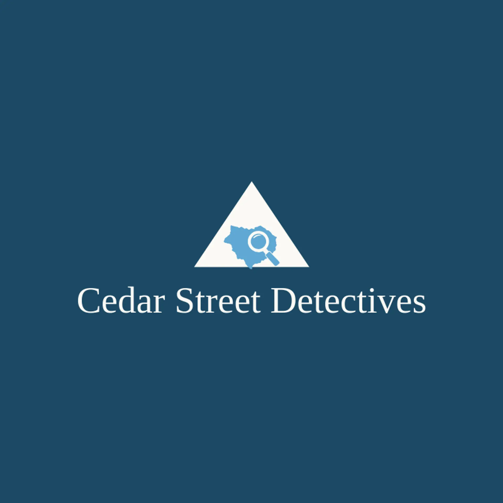 Cedar Street Detectives logo for crime