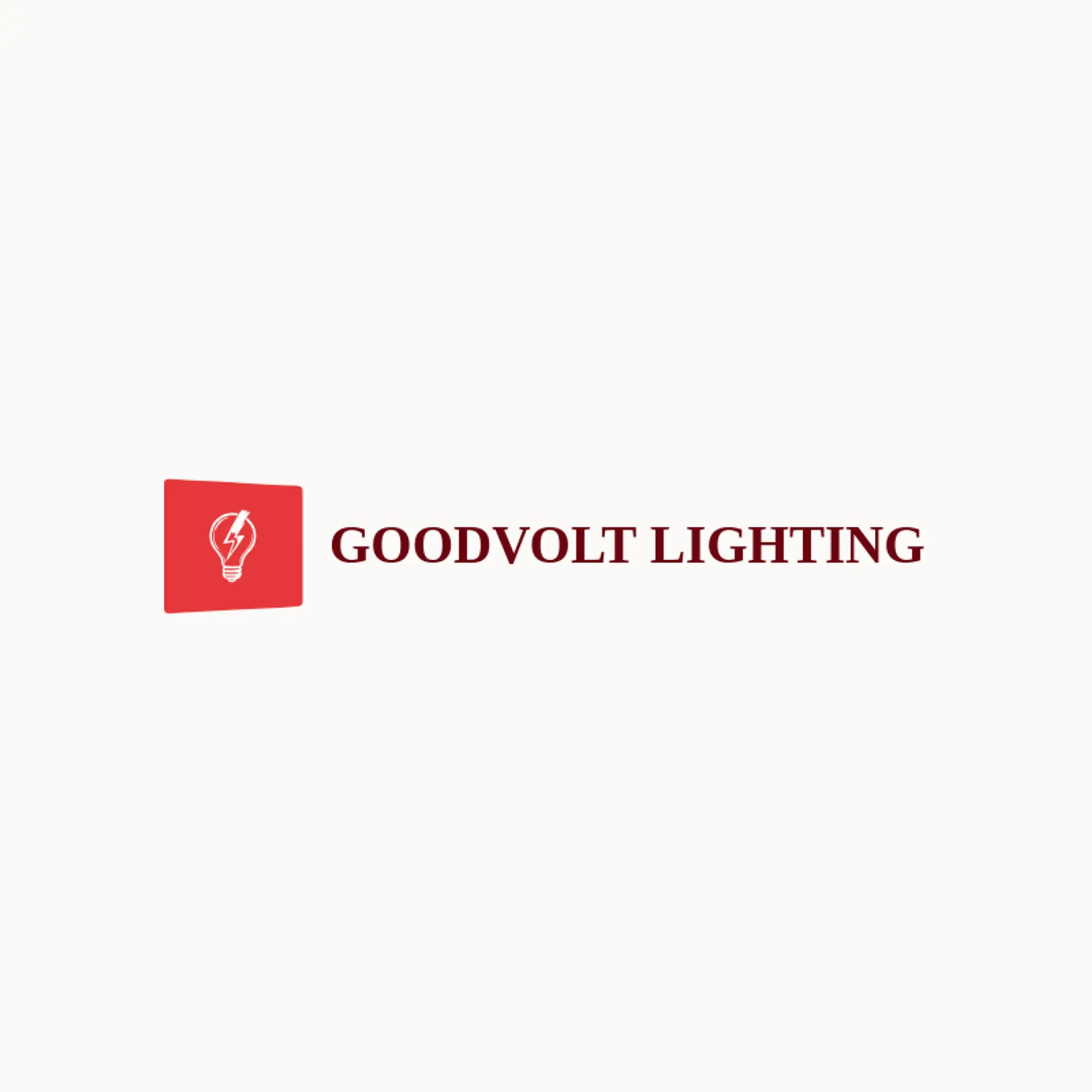 Goodvolt Lighting logo for lightbulb
