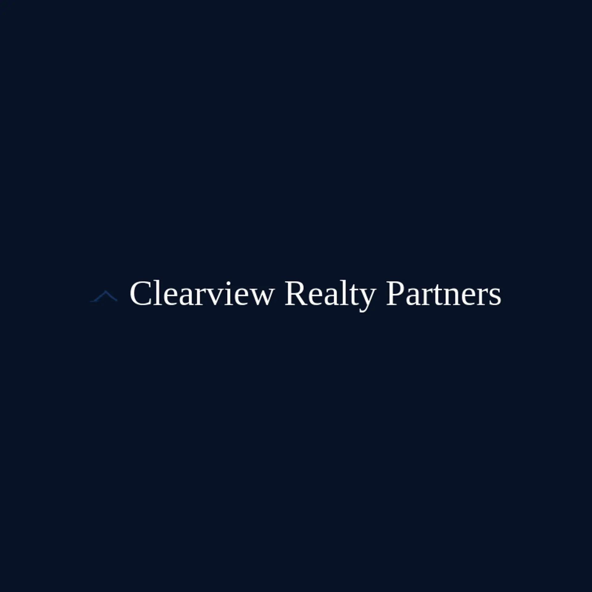 Clearview Realty Partners logo for realty