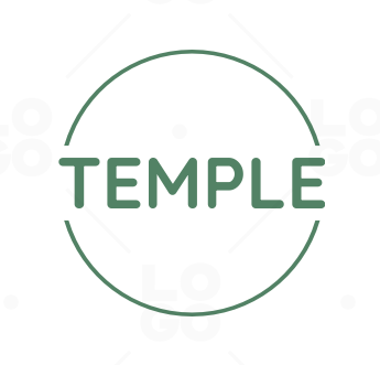 Temple - Modern religious logo vector minimal - Roven Logos