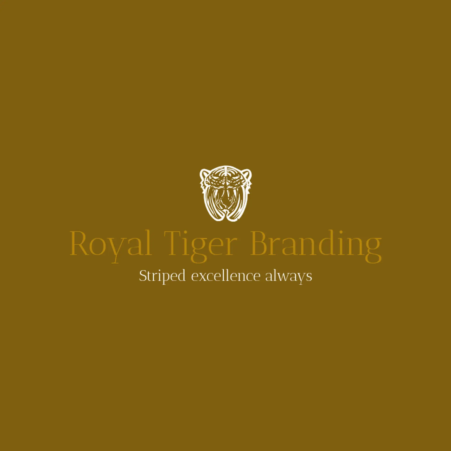 Royal Tiger Branding logo for tiger