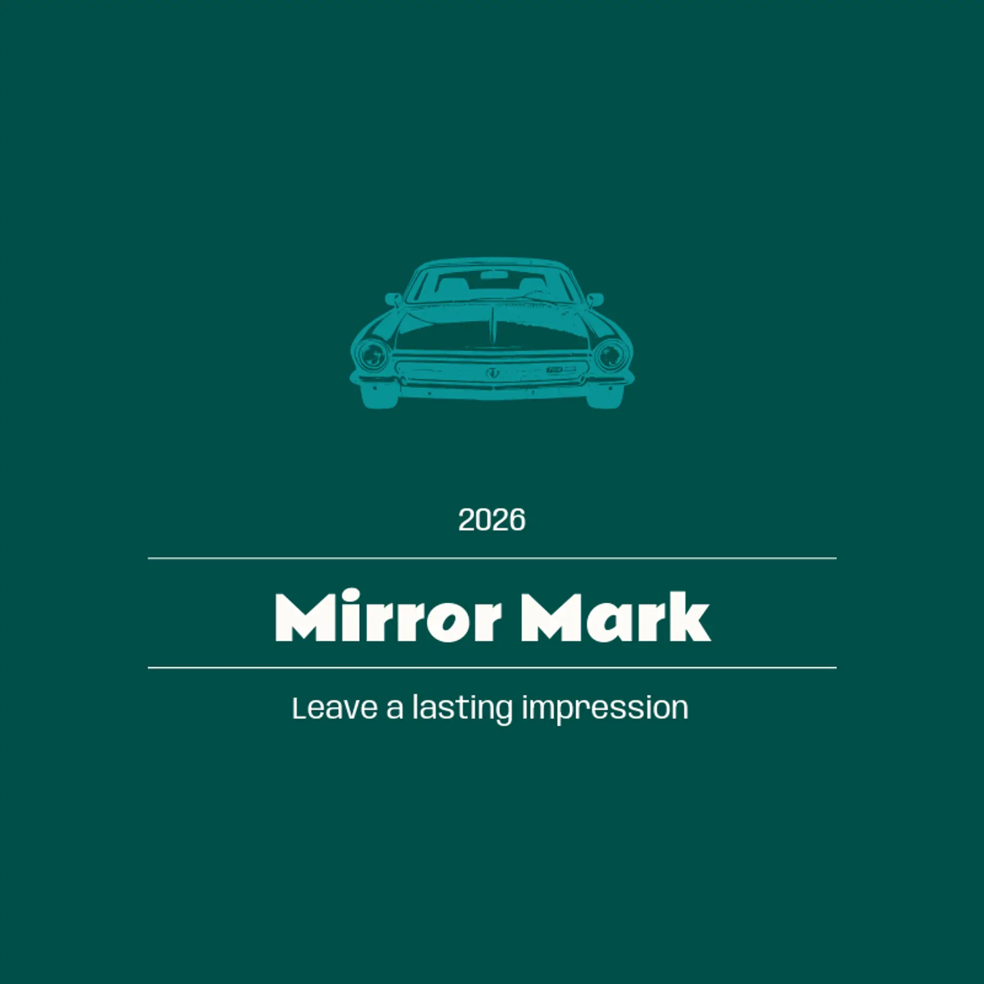 Mirror Mark logo for detailing