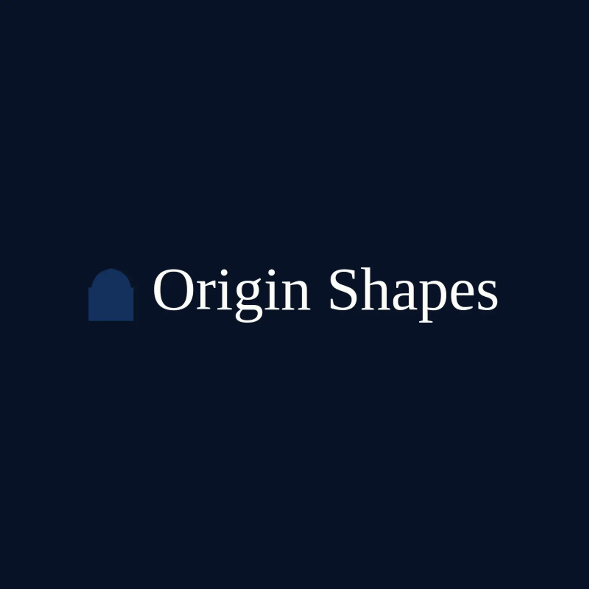 Origin Shapes logo for geometry