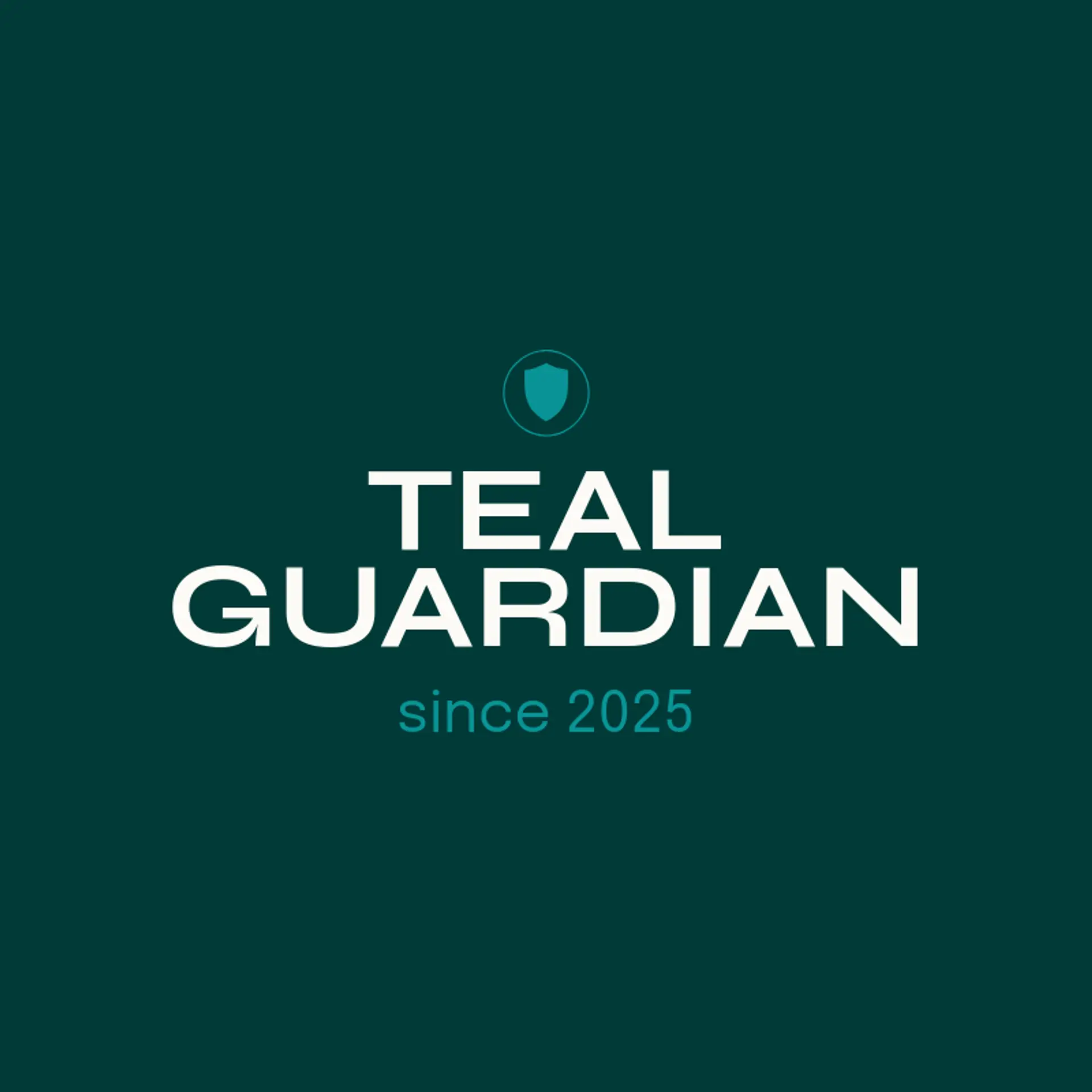 Teal Guardian logo for police