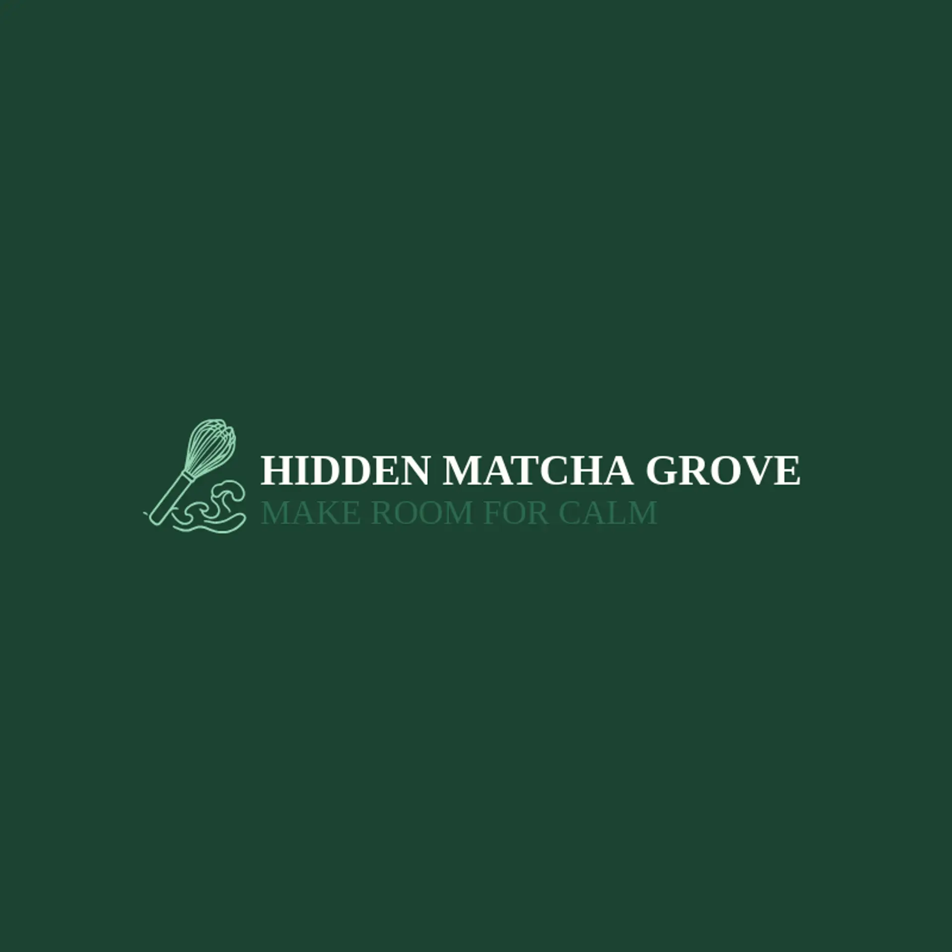 Hidden Matcha Grove logo for matcha