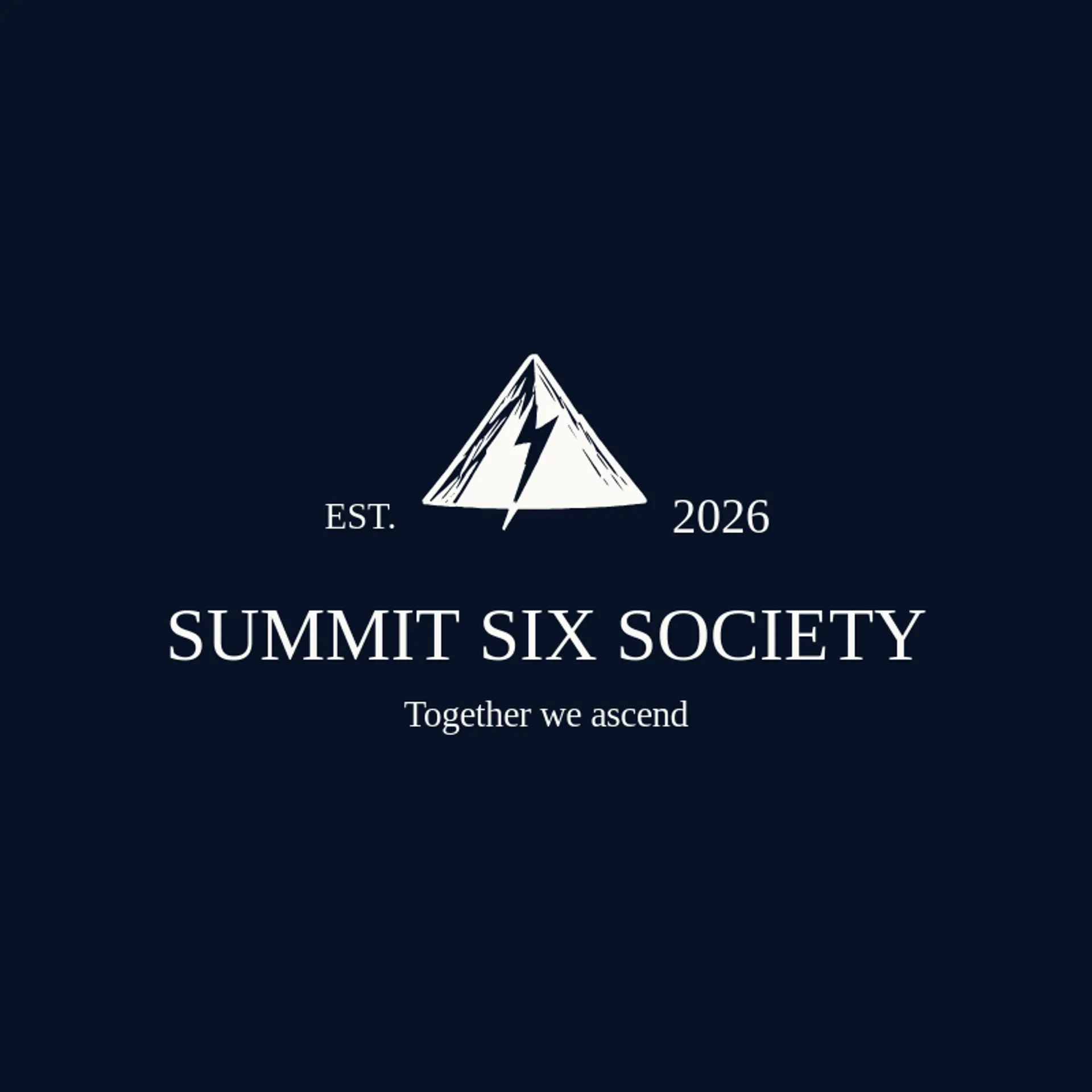 Summit Six Society logo for varsity
