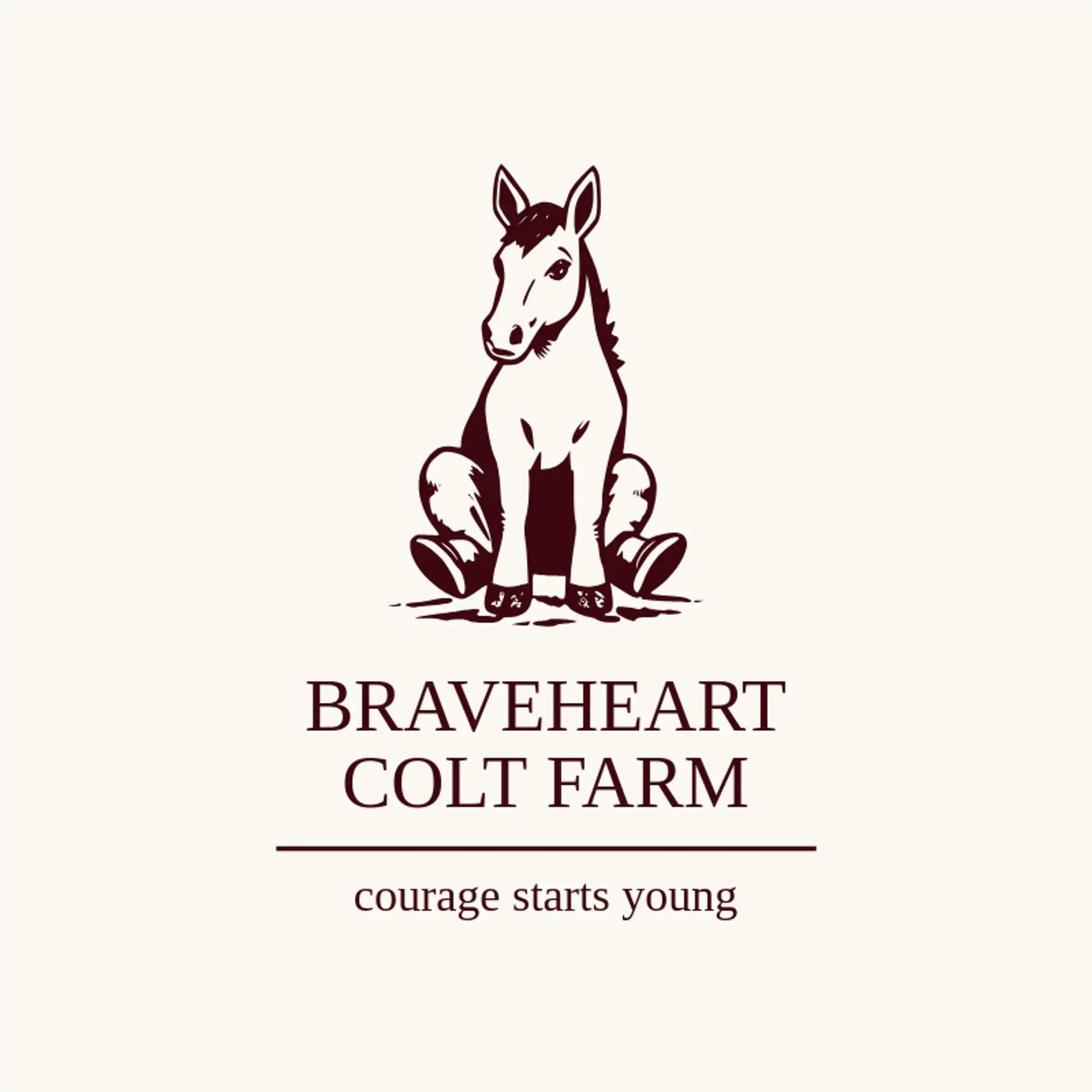 Braveheart Colt Farm logo for colt