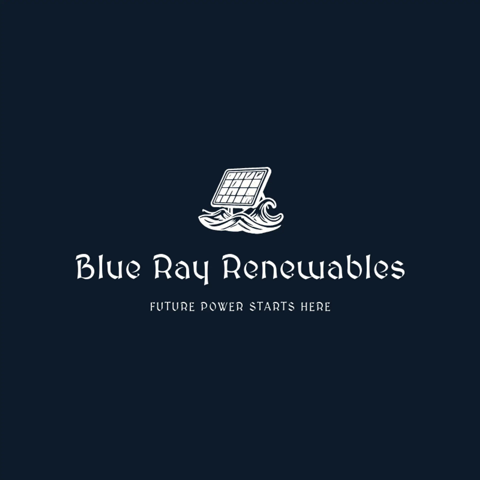 Blue Ray Renewables logo for solar