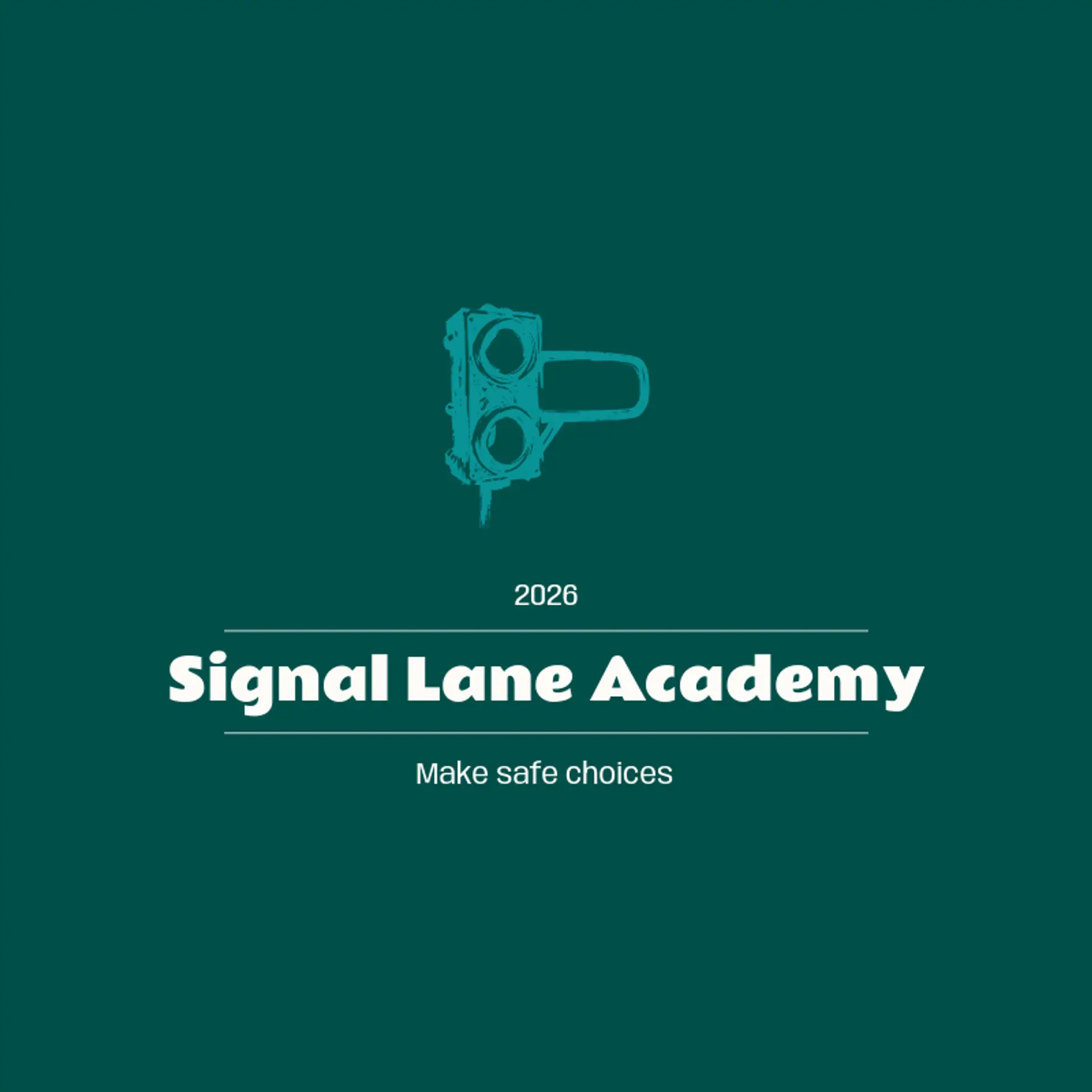 Signal Lane Academy logo for driving school