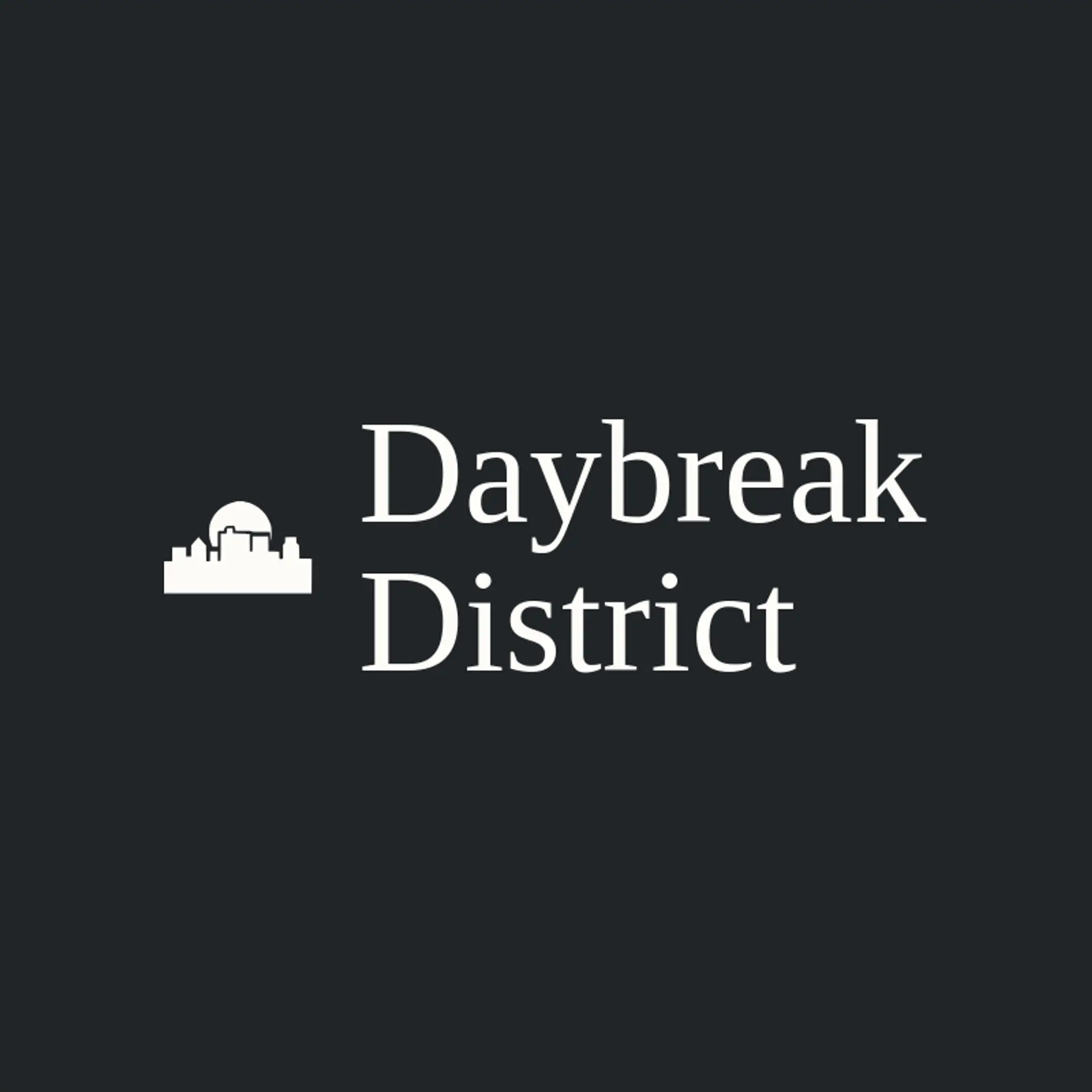 Daybreak District logo for urban