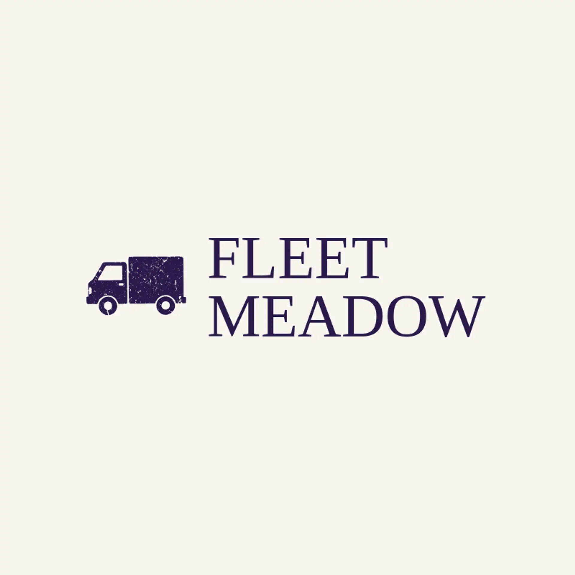 Fleet Meadow logo for shipping