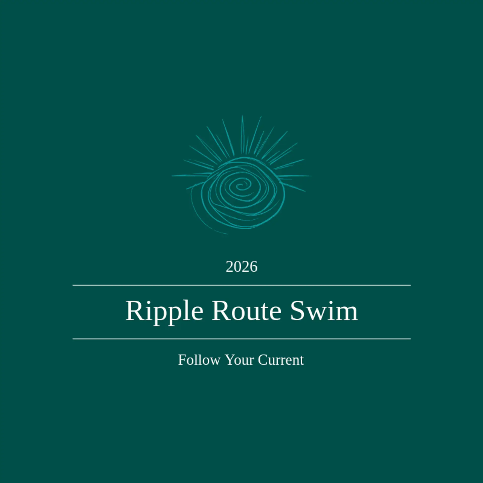 Ripple Route Swim logo for swimming