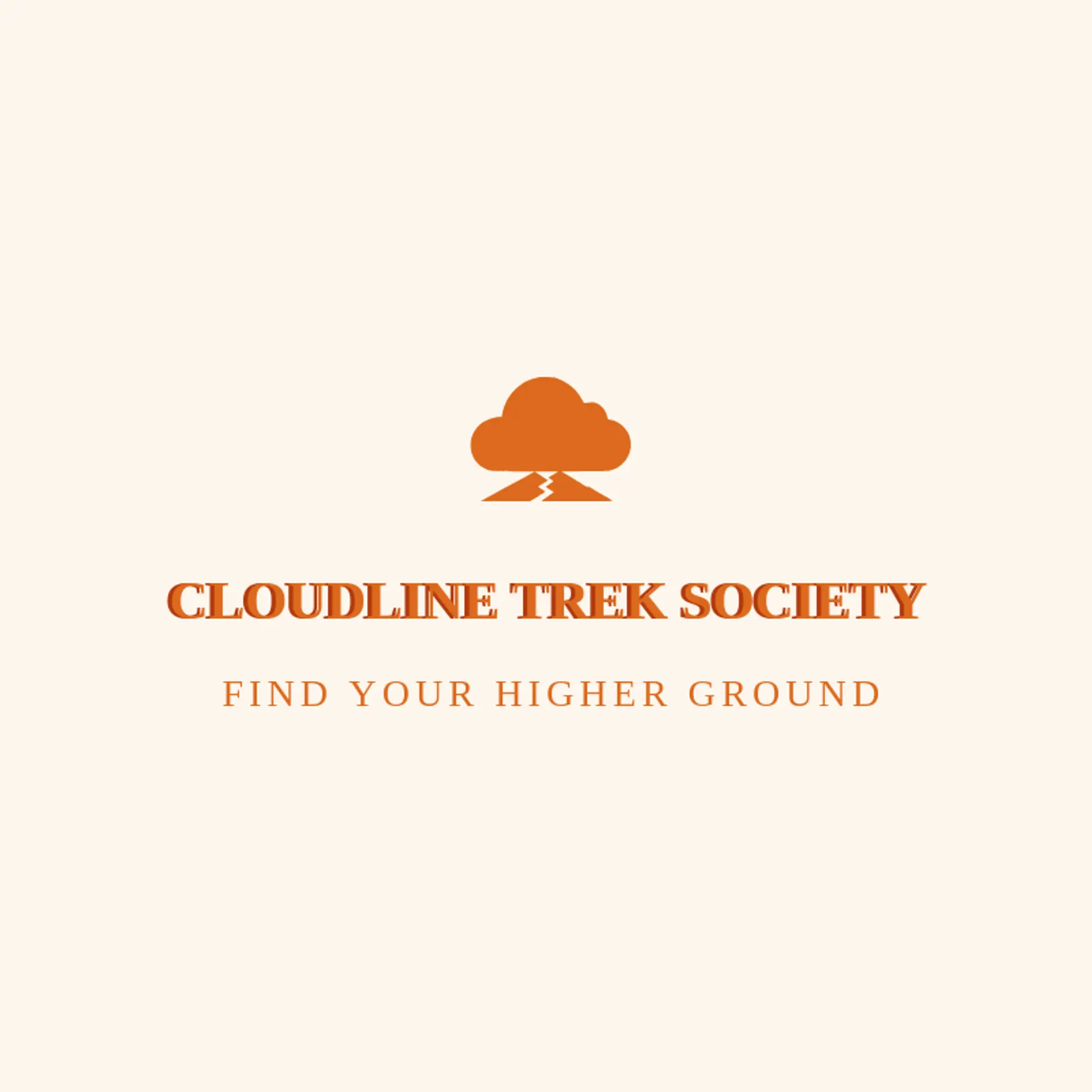 Cloudline Trek Society logo for trail