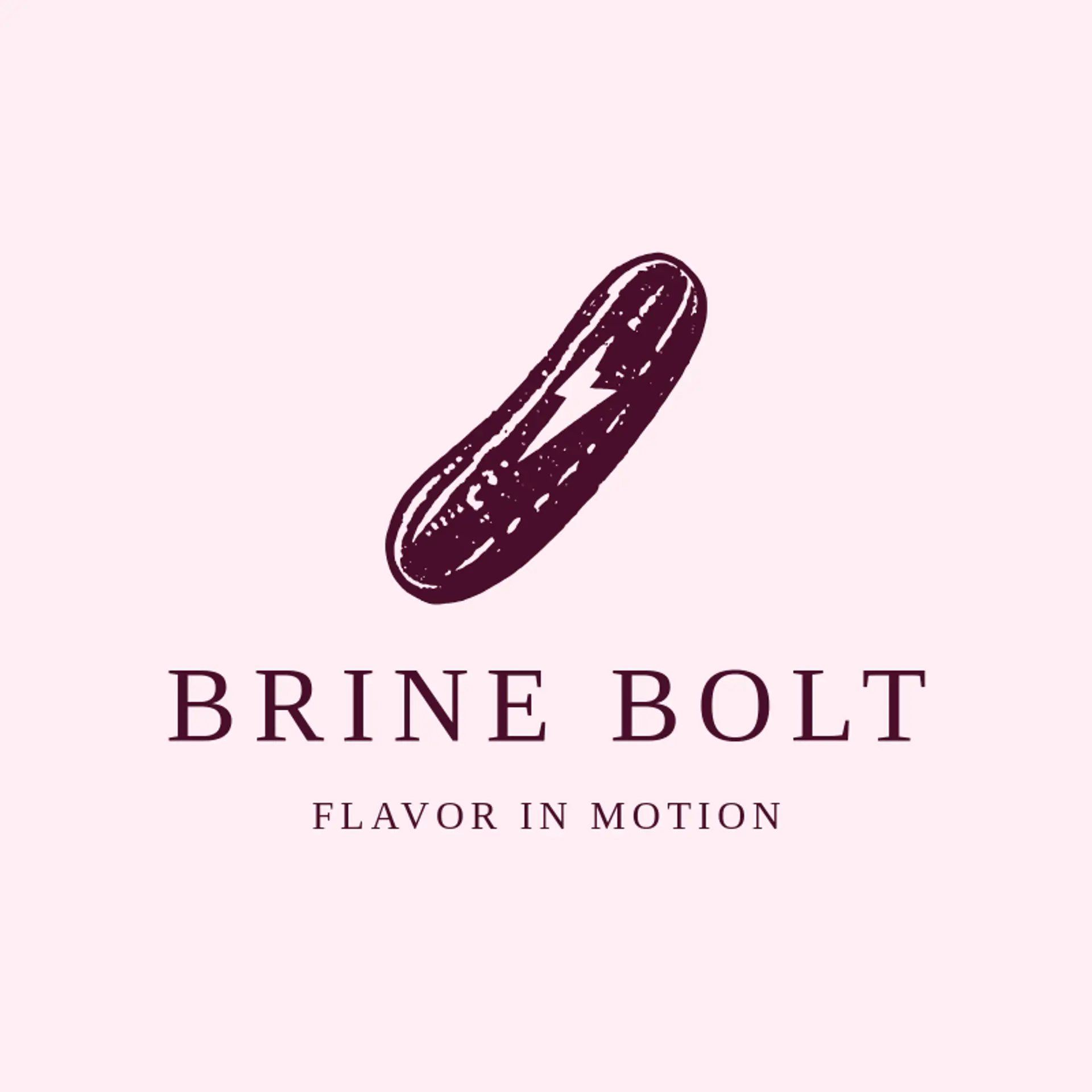 Brine Bolt logo for pickle