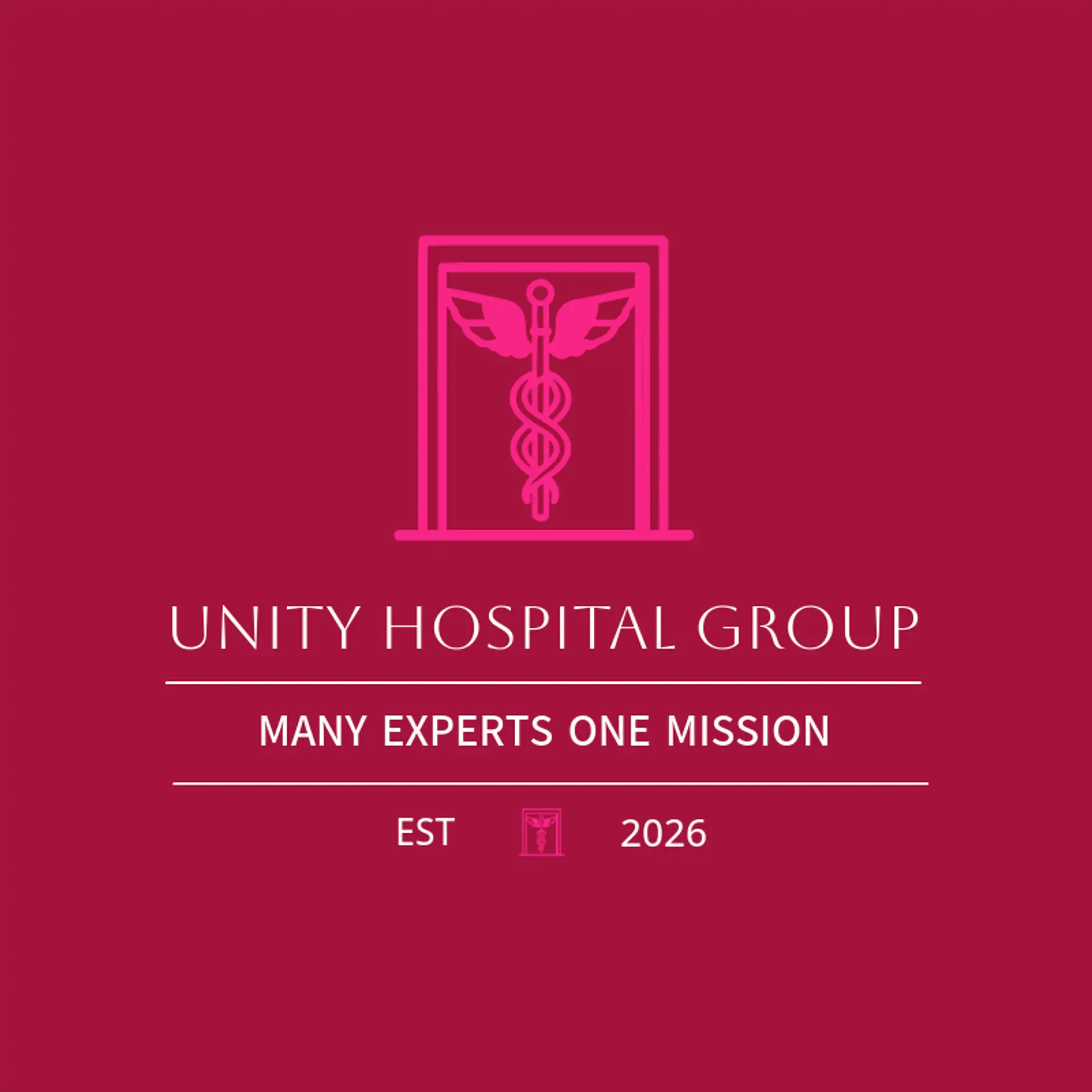 Unity Hospital Group logo for hospital