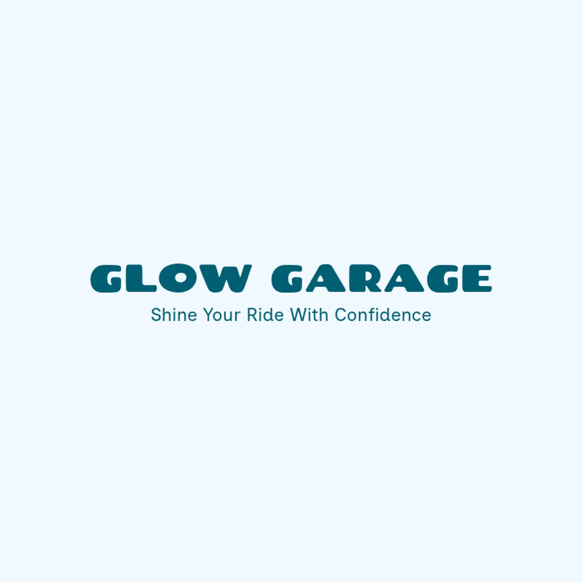 Glow Garage logo for auto spa