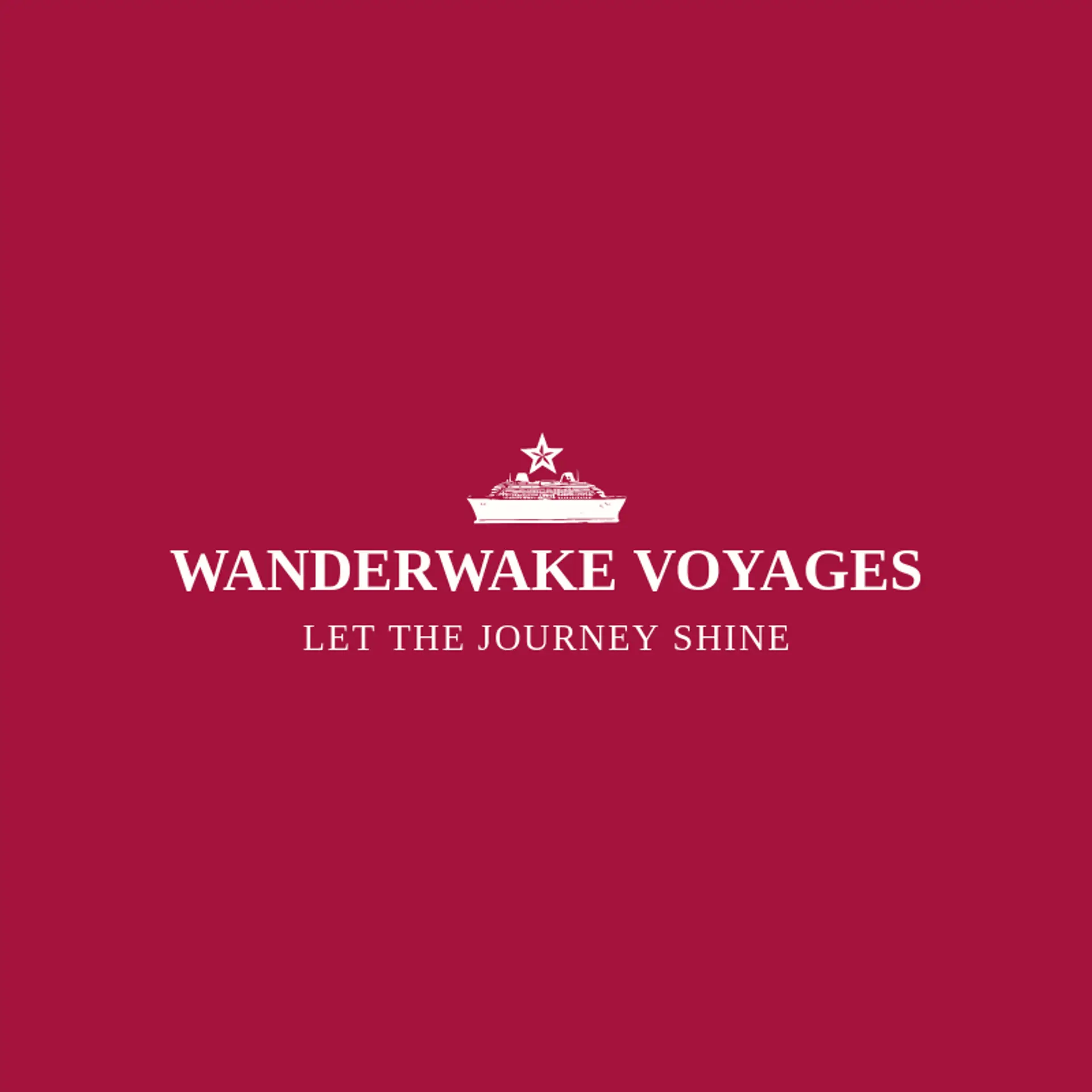 Wanderwake Voyages logo for cruise ship