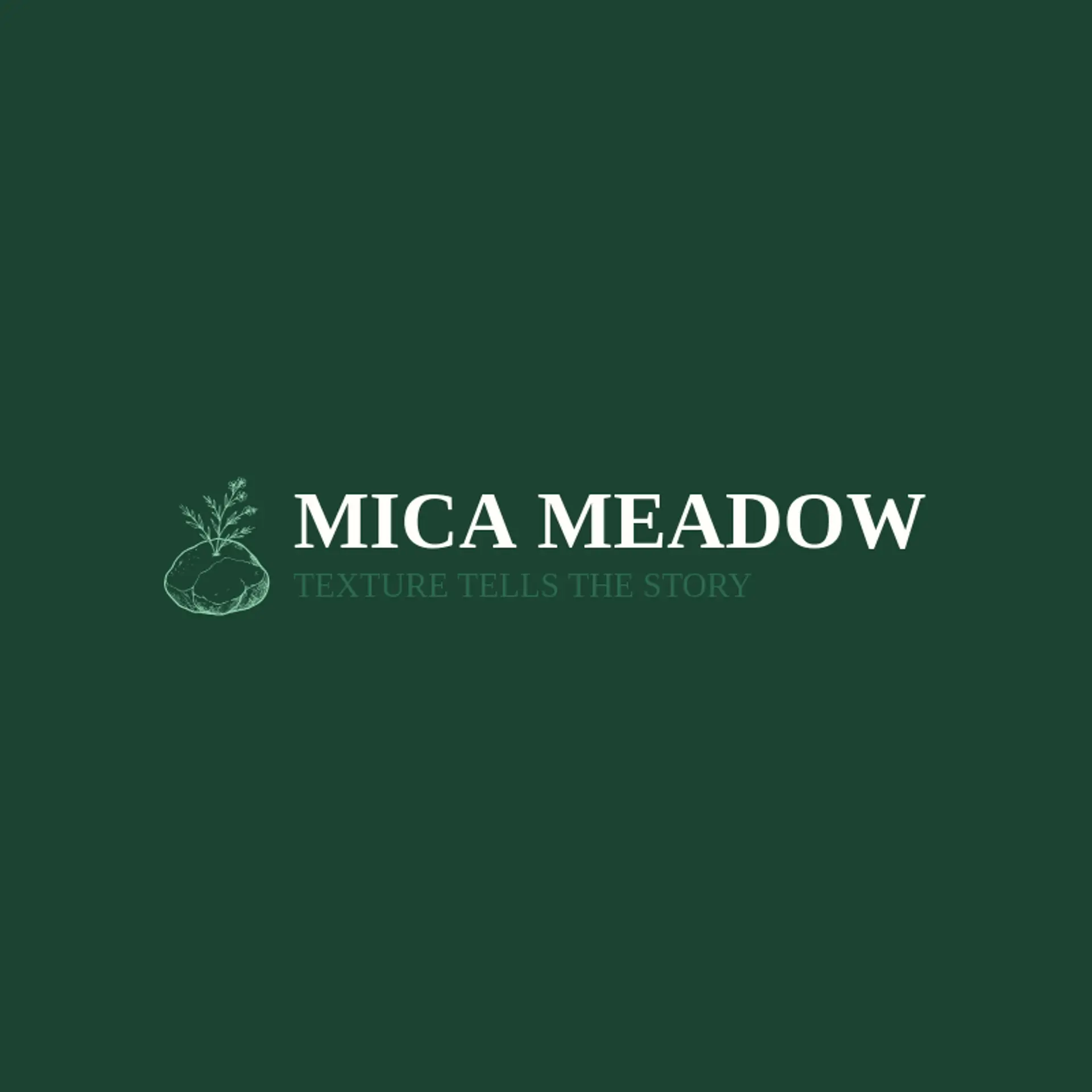 Mica Meadow logo for stone
