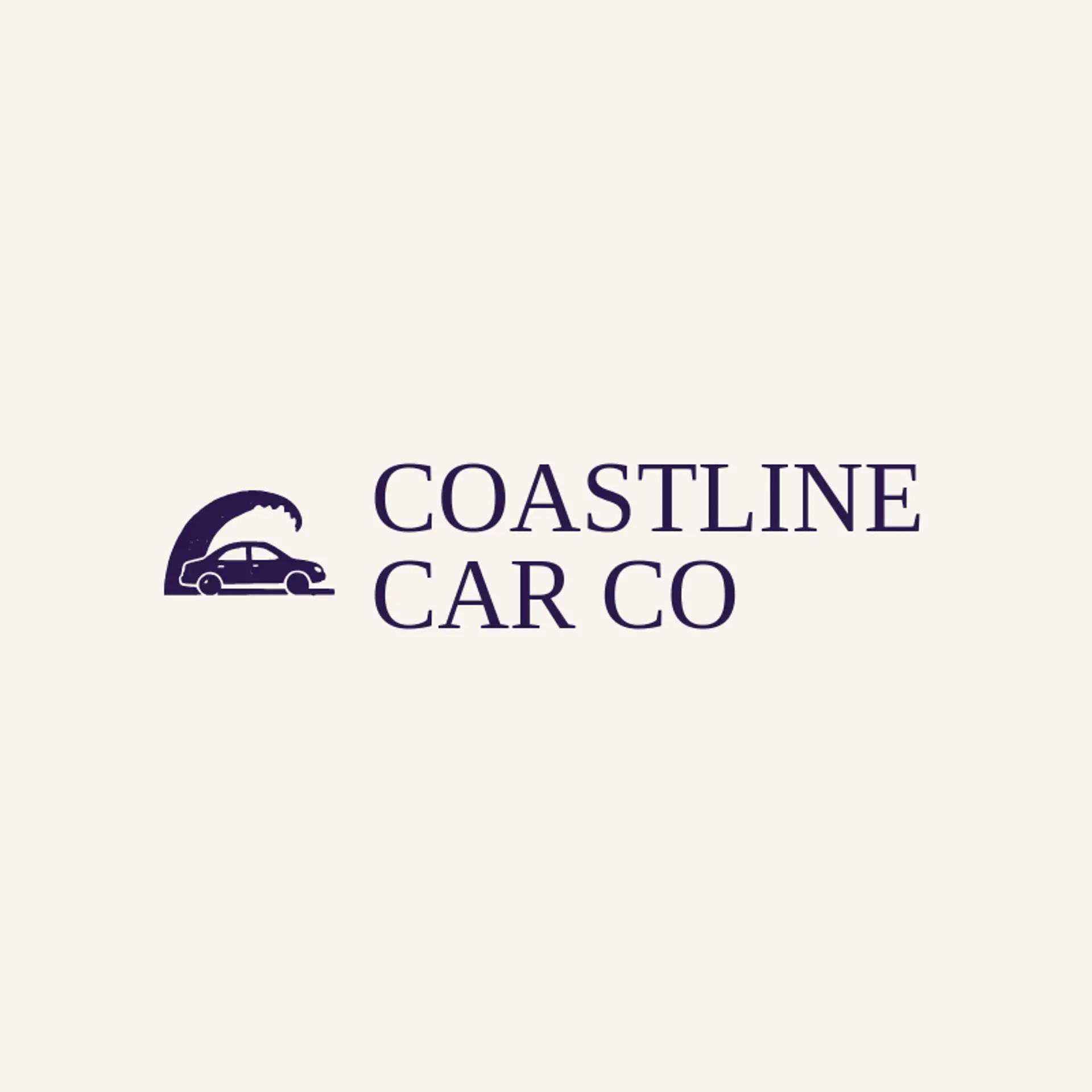 Coastline Car Co logo for car rental