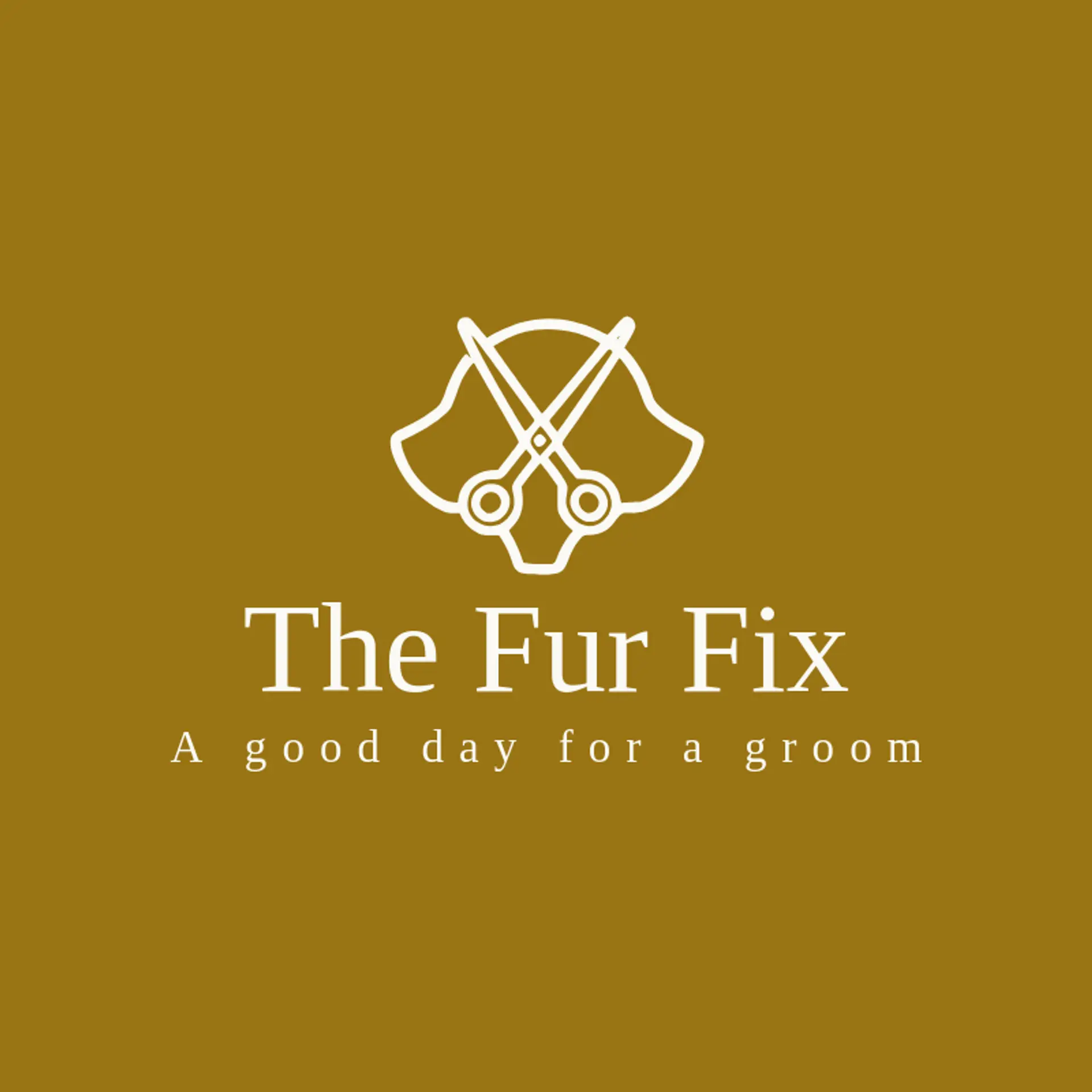 The Fur Fix logo for dog grooming