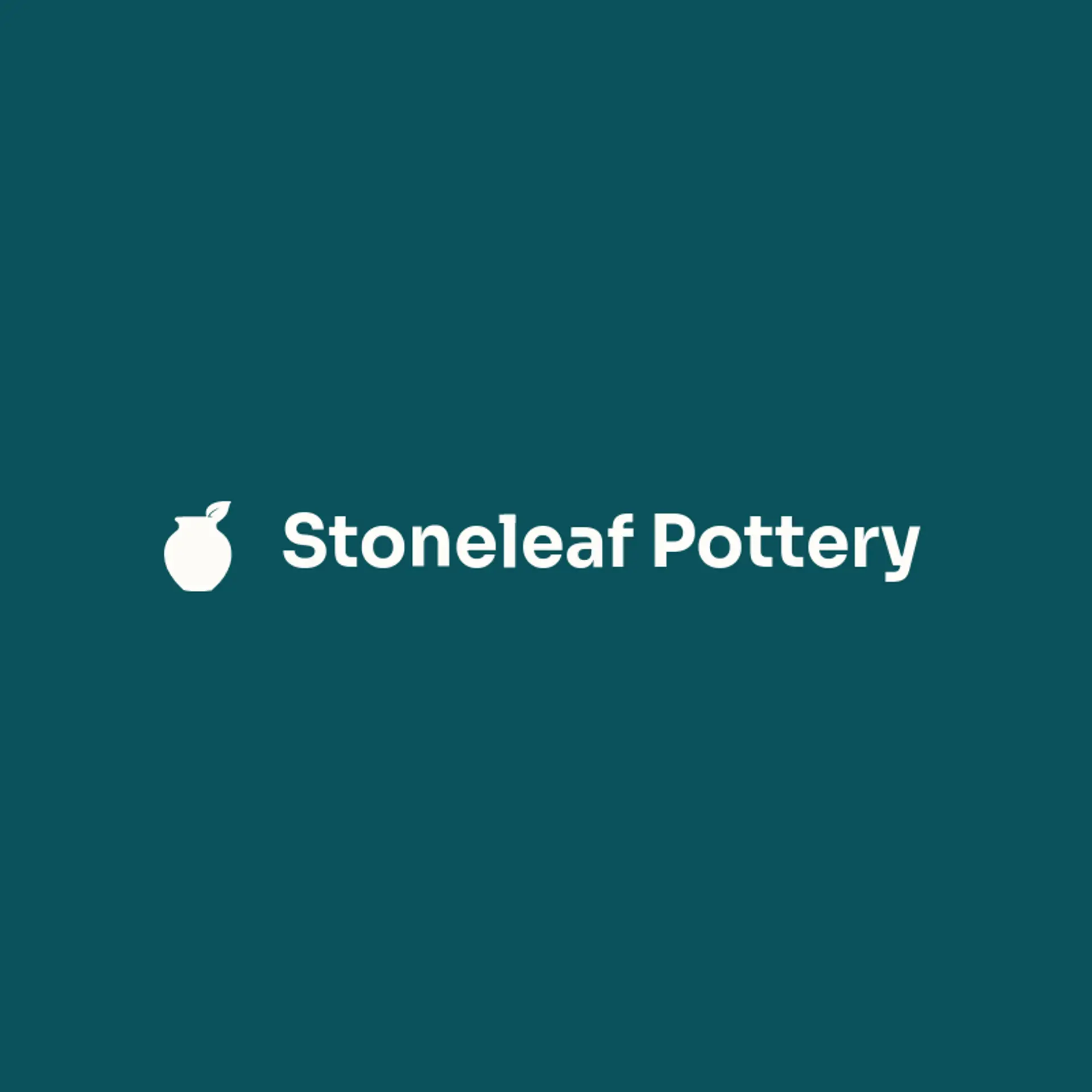 Stoneleaf Pottery logo for clay