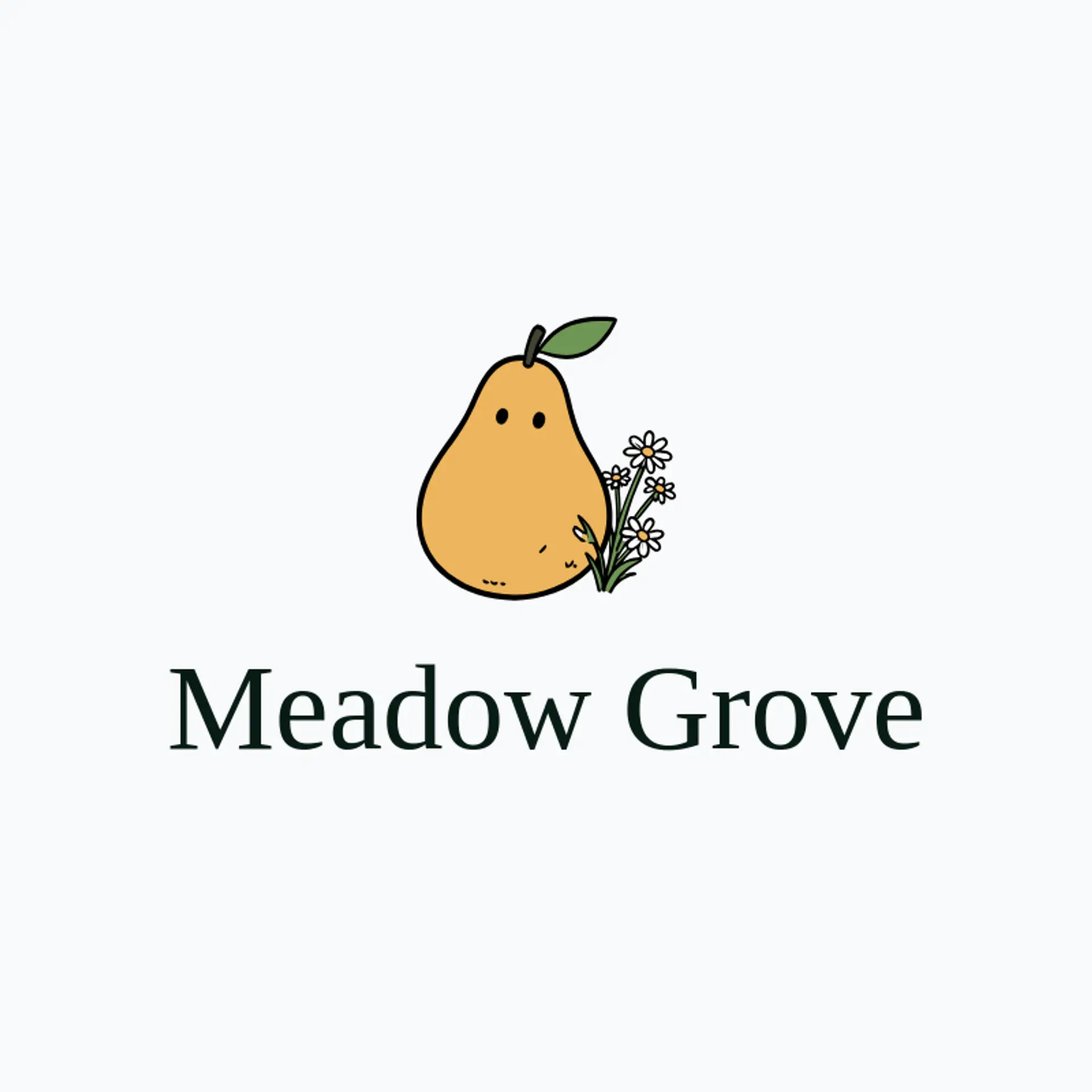 Meadow Grove logo for pear
