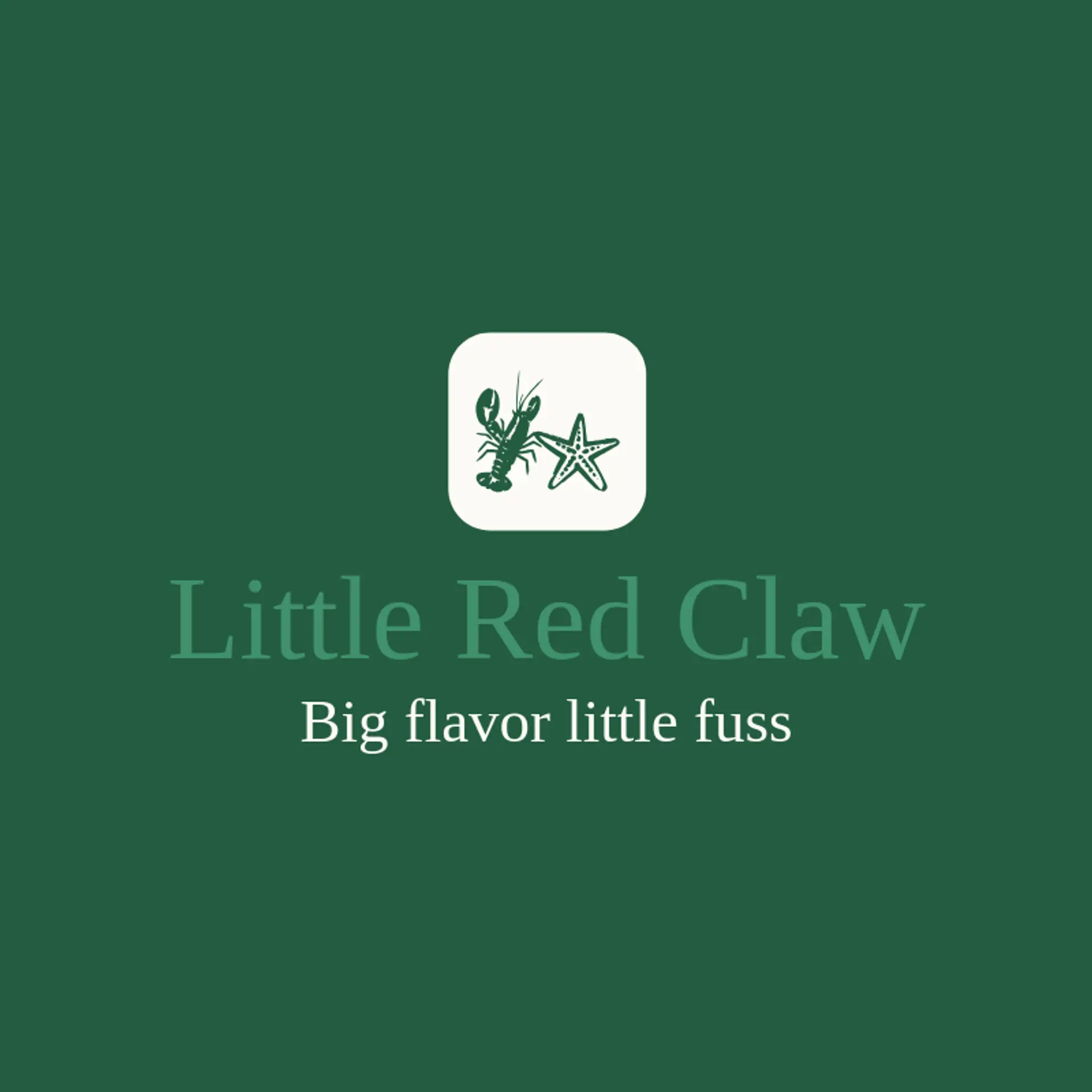 Little Red Claw logo for lobster