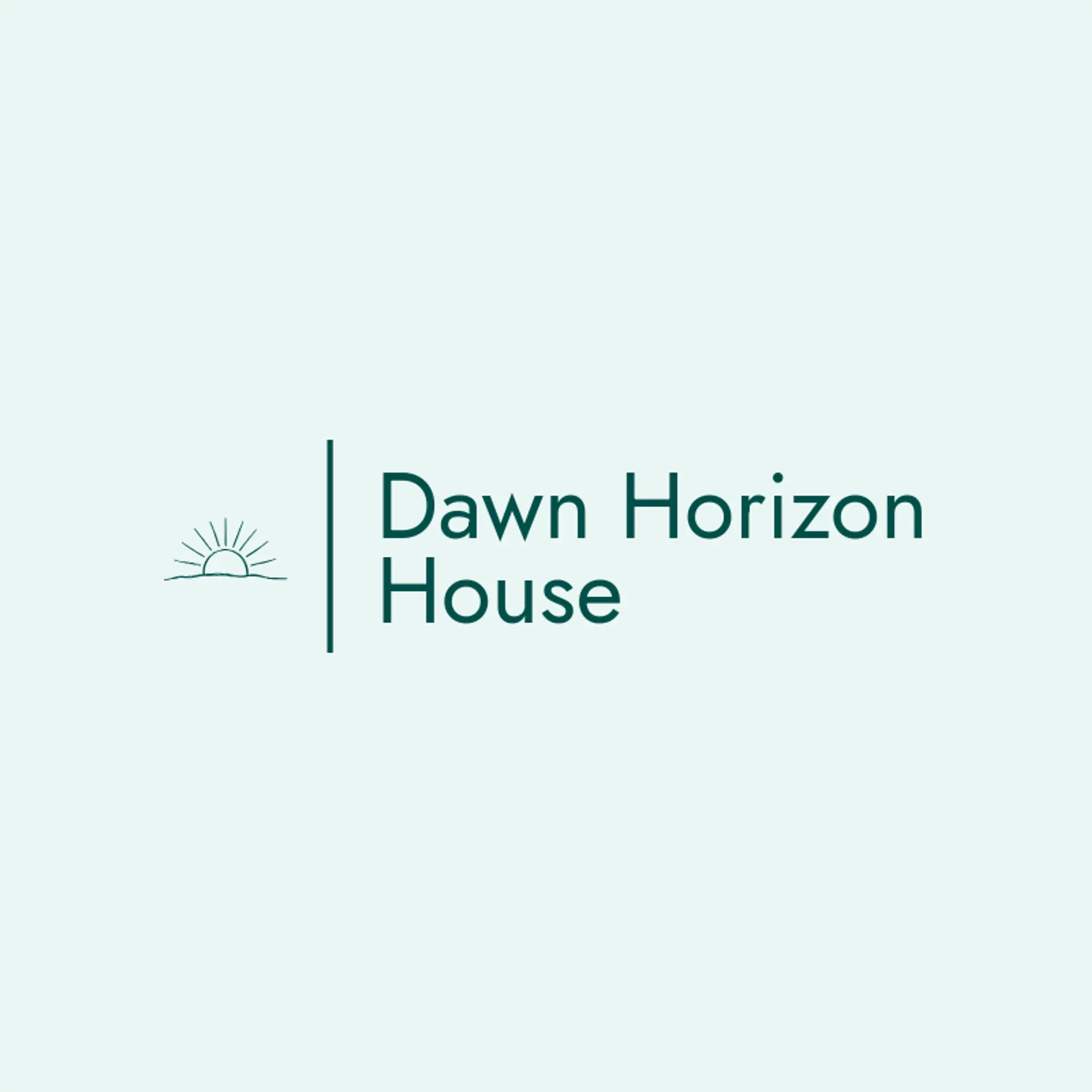Dawn Horizon House logo for arabic