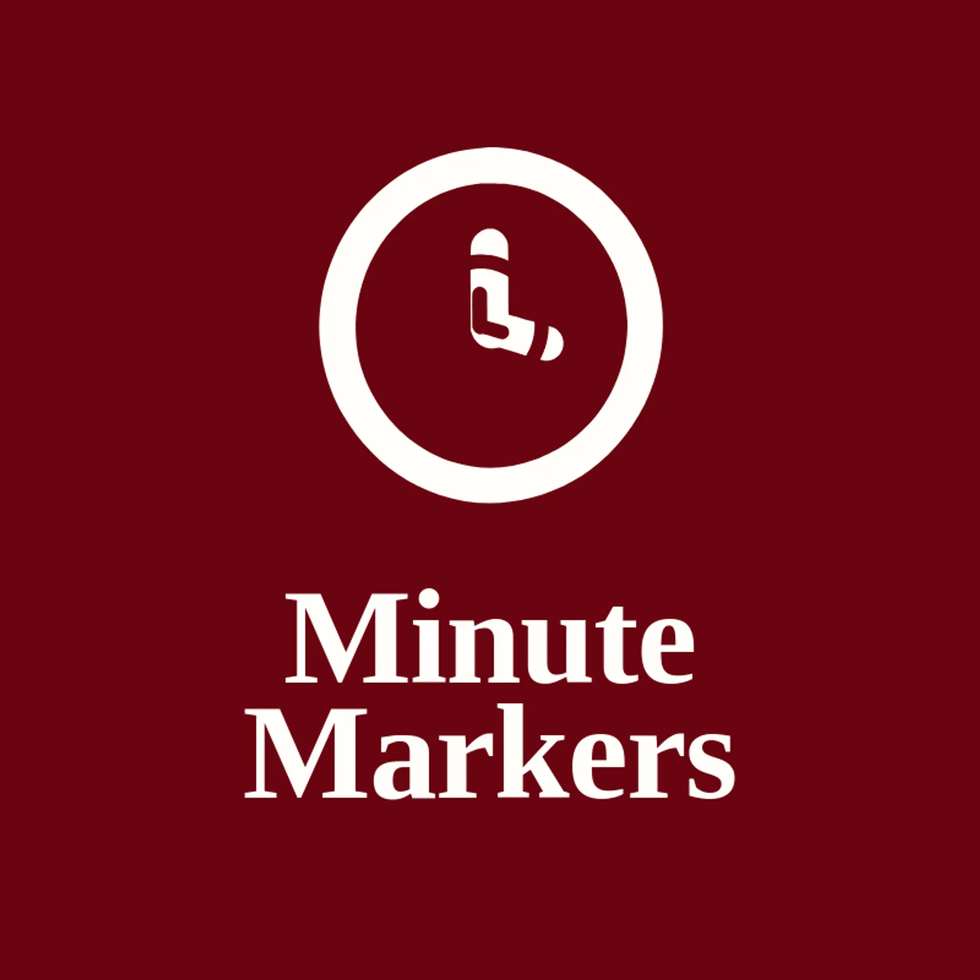 Minute Markers logo for clock
