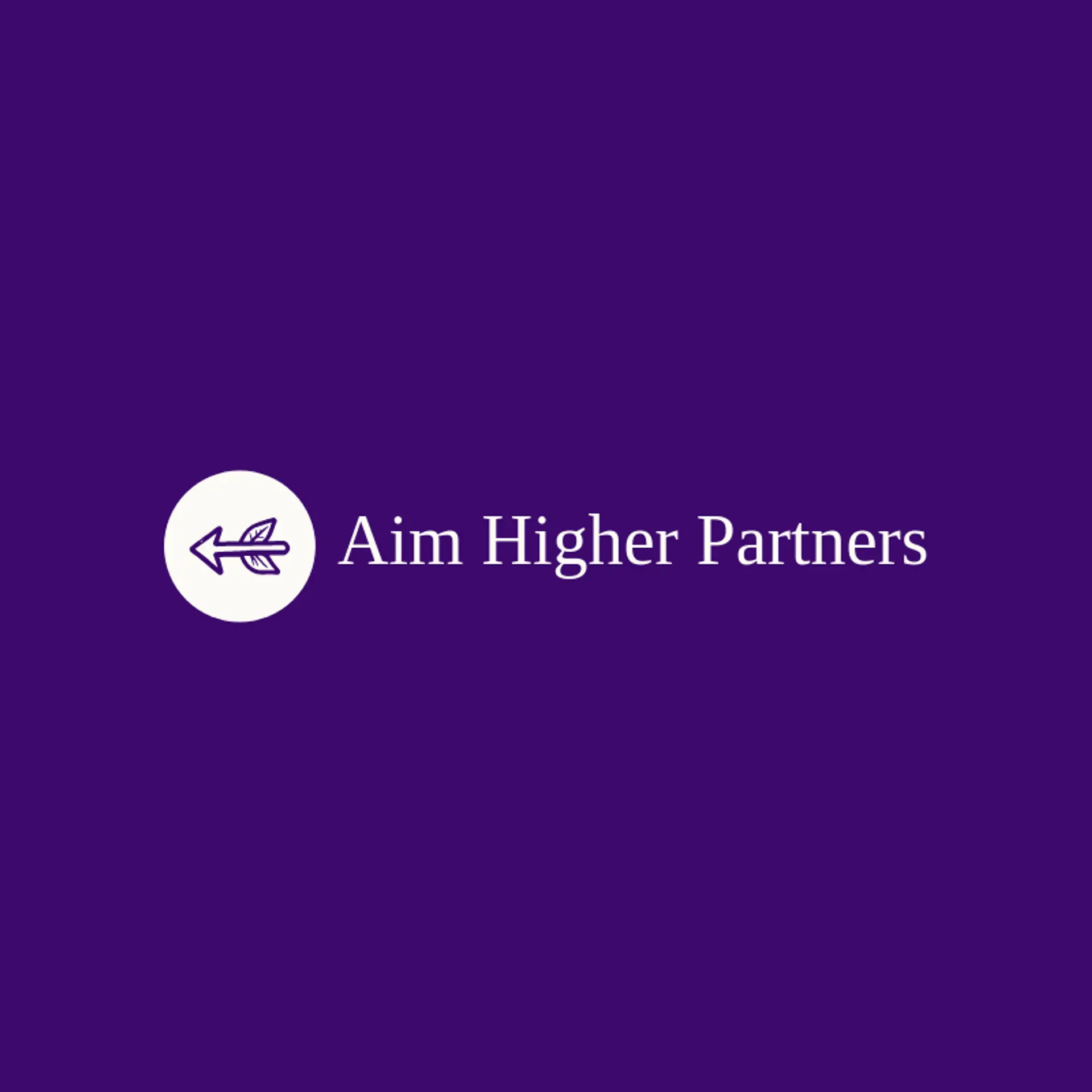 Aim Higher Partners logo for coaching