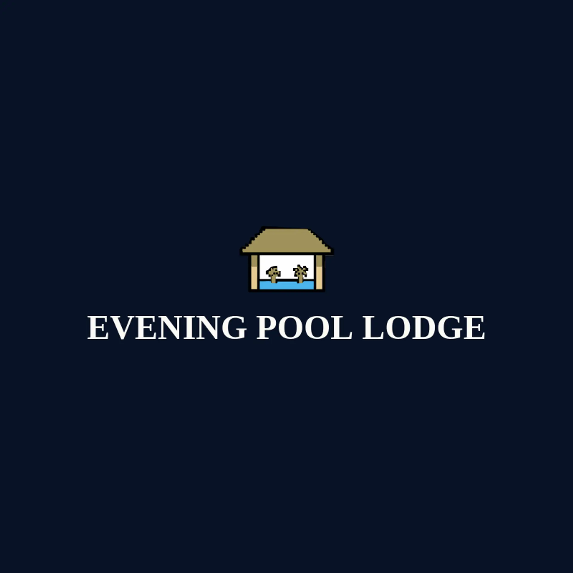 Evening Pool Lodge logo for oasis