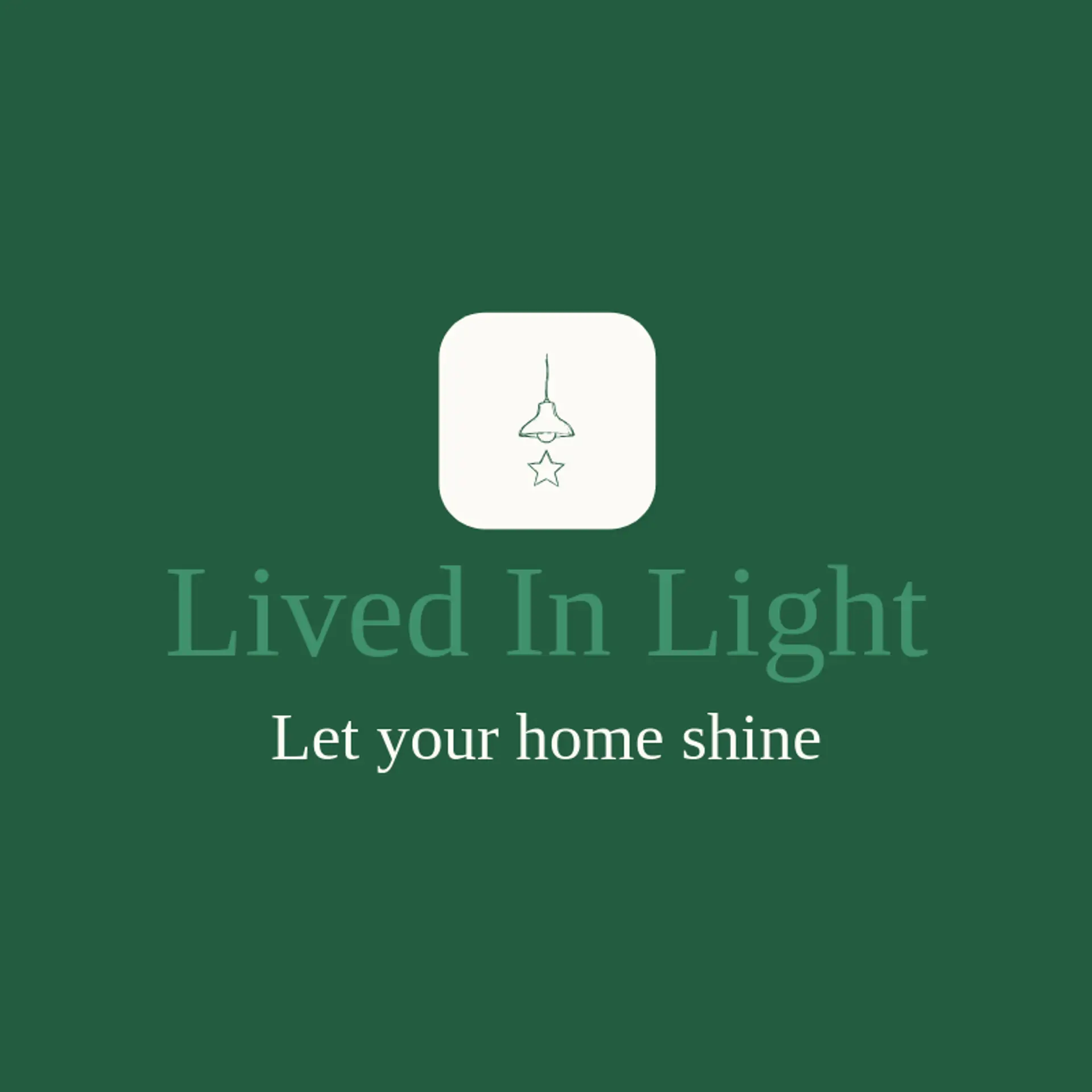 Lived In Light logo for home staging
