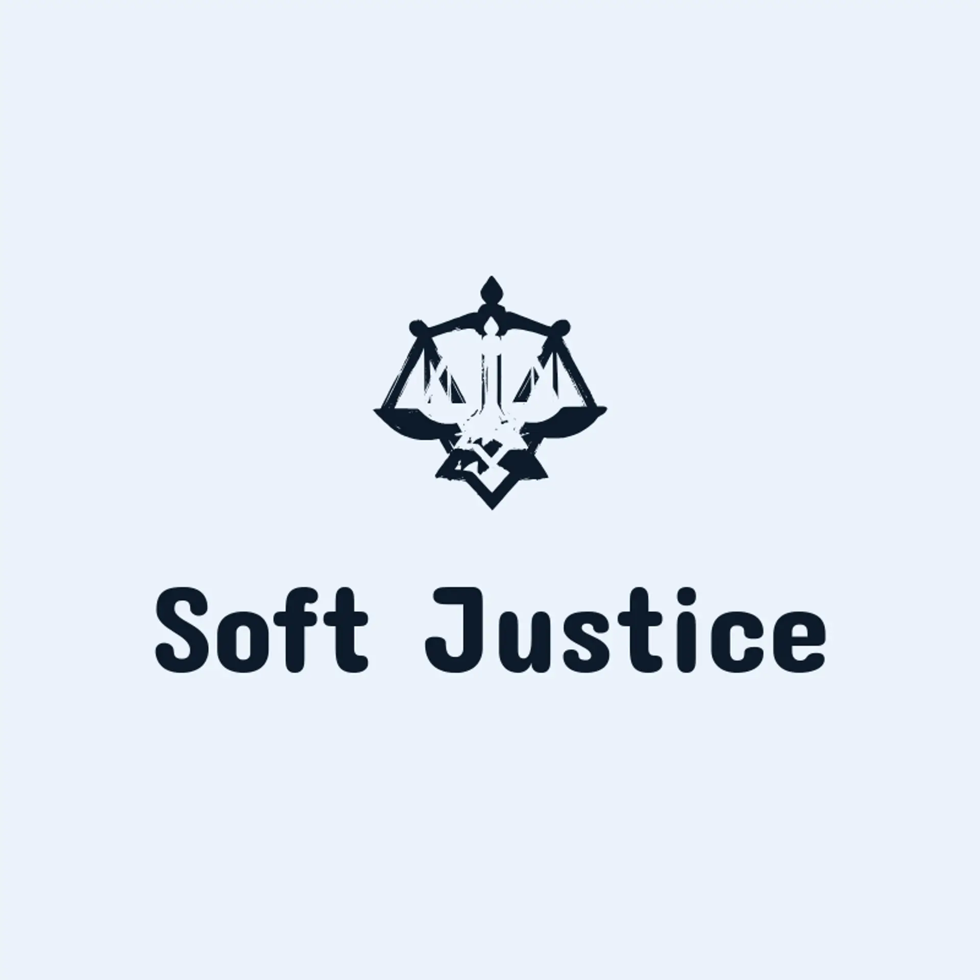 Soft Justice logo for police