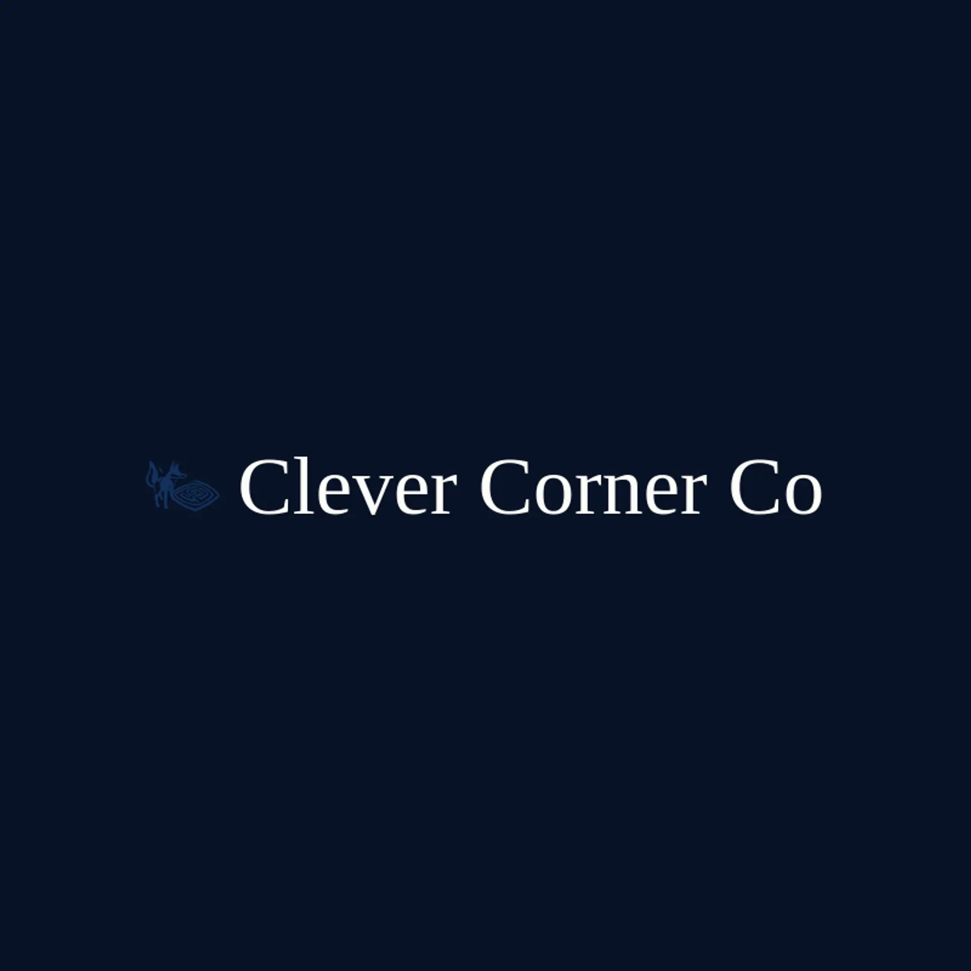 Clever Corner Co logo for maze