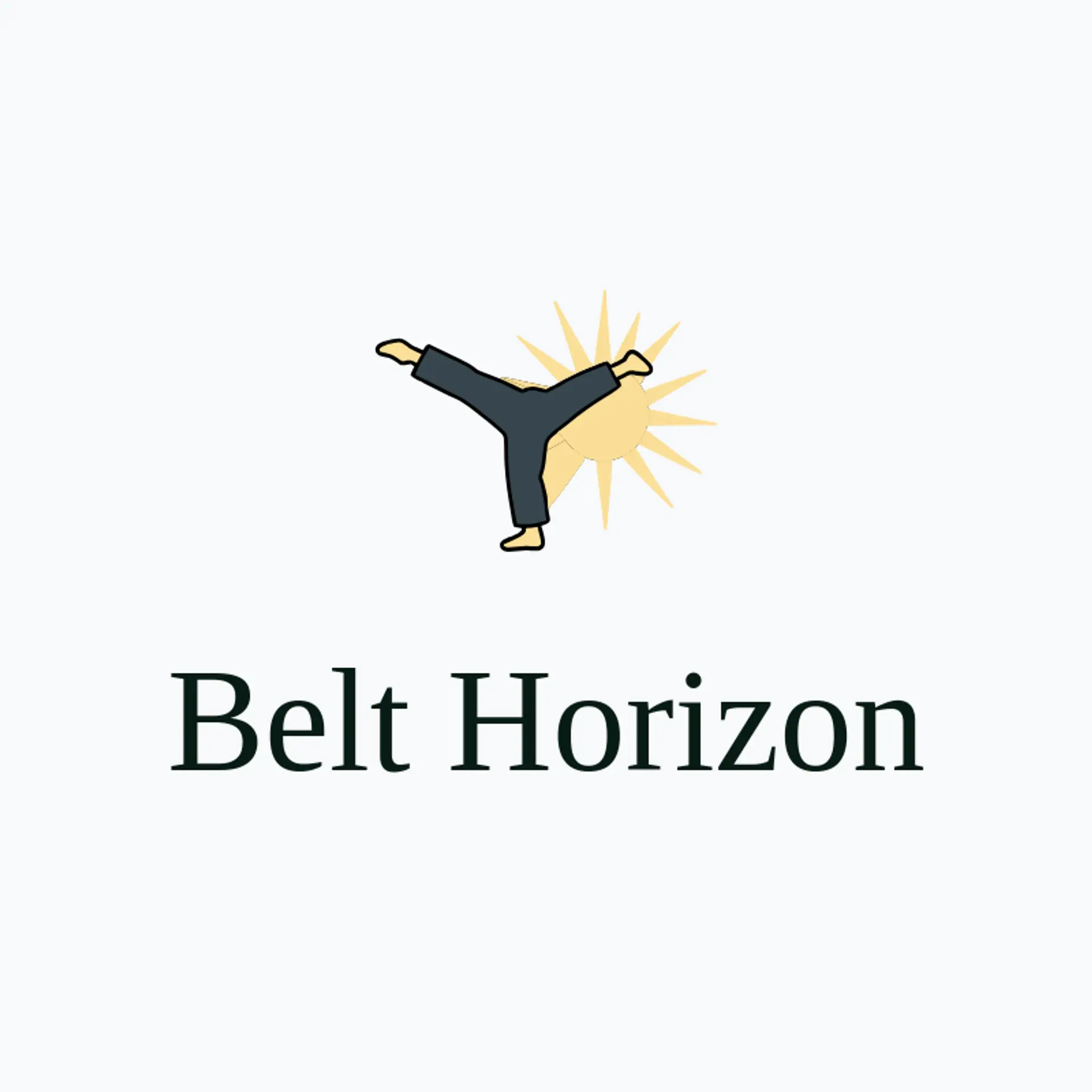 Belt Horizon logo for karate